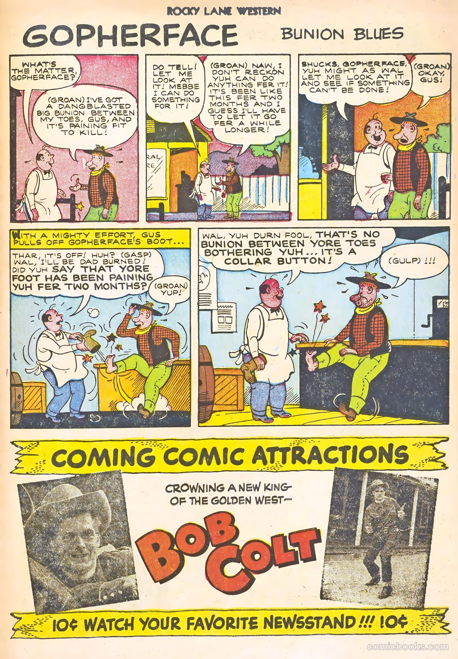 Rocky Lane Western #22 — page 23 of 36