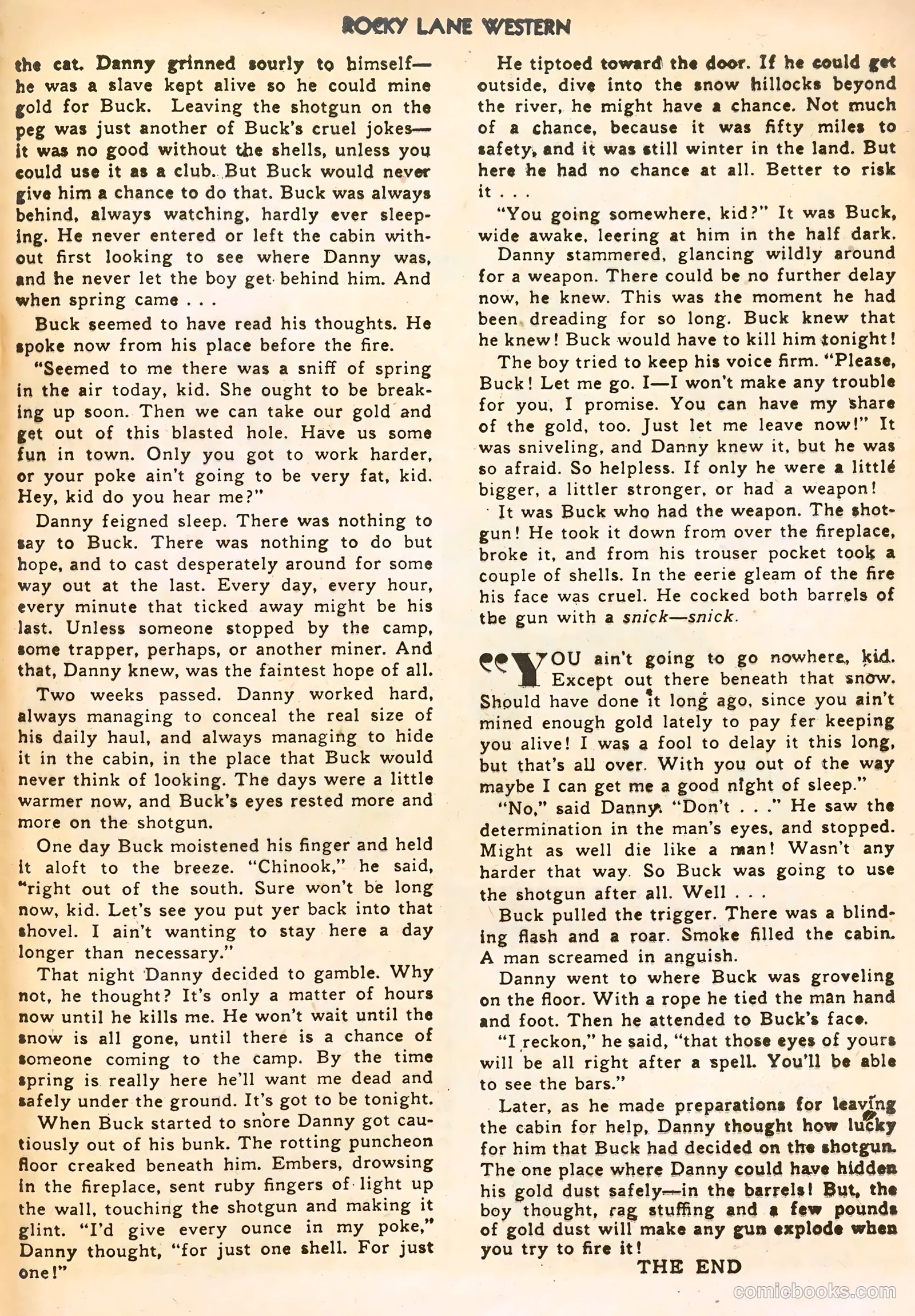 Rocky Lane Western #22 — page 25 of 36