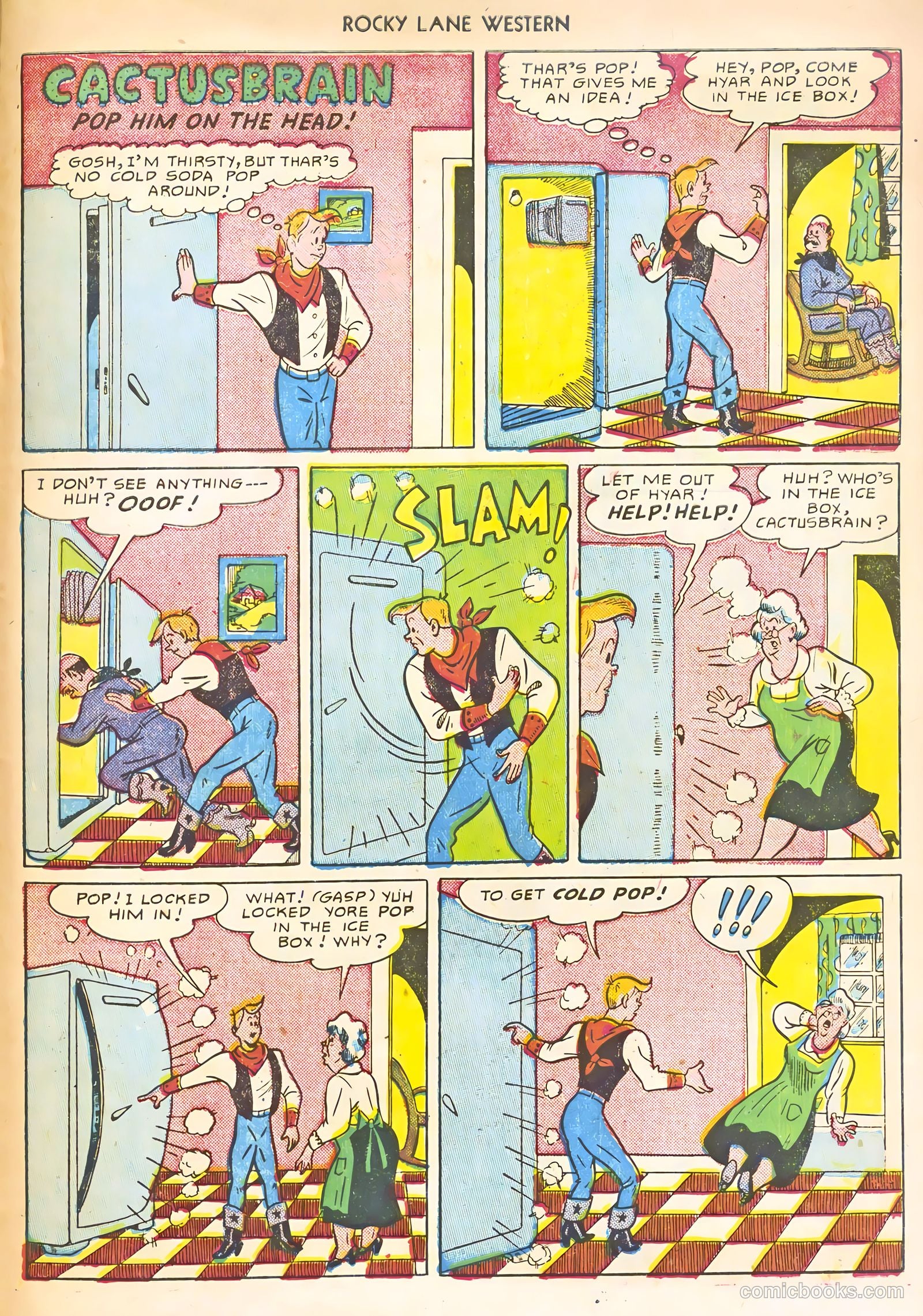 Rocky Lane Western #22 — page 27 of 36