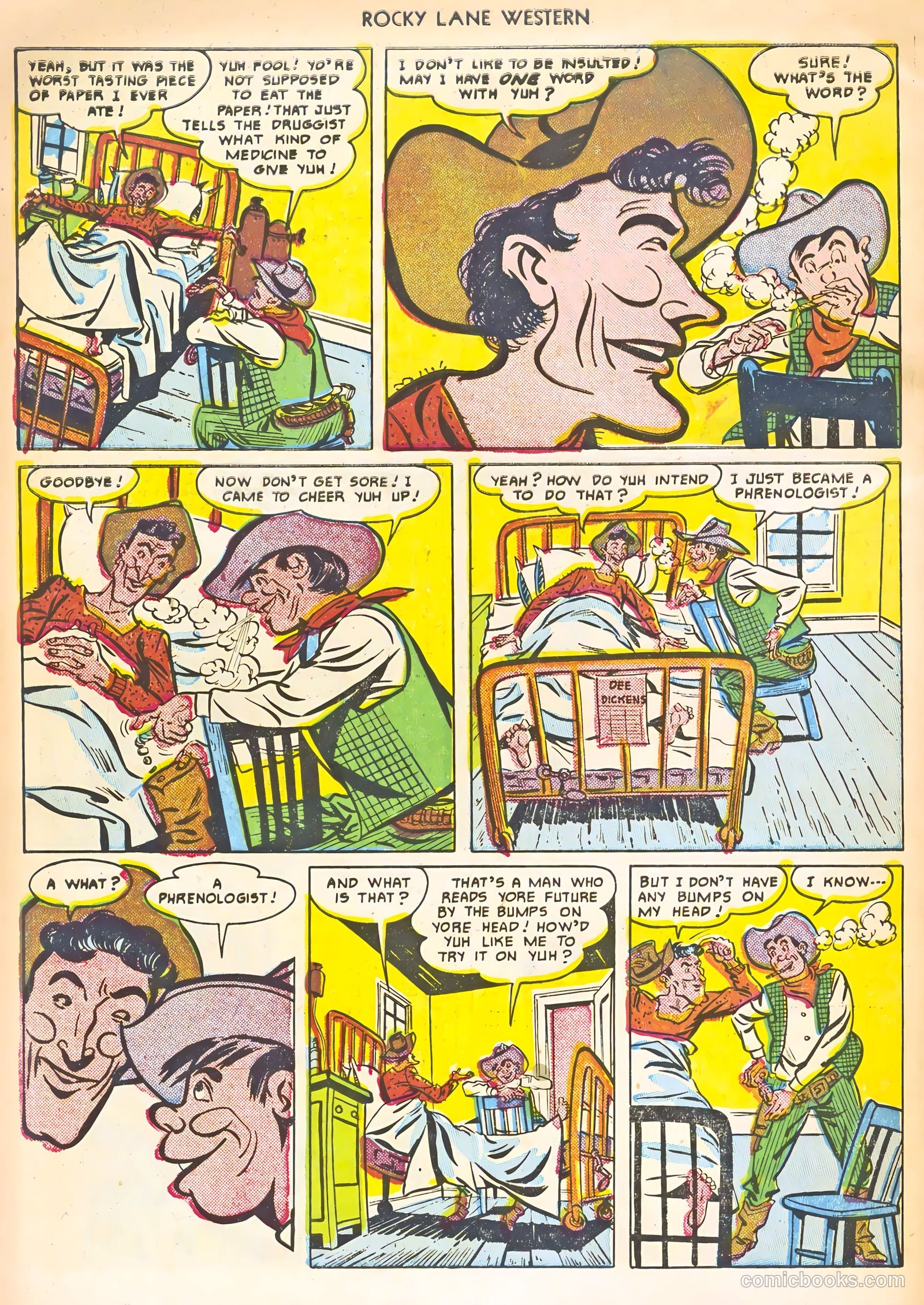 Rocky Lane Western #22 — page 30 of 36