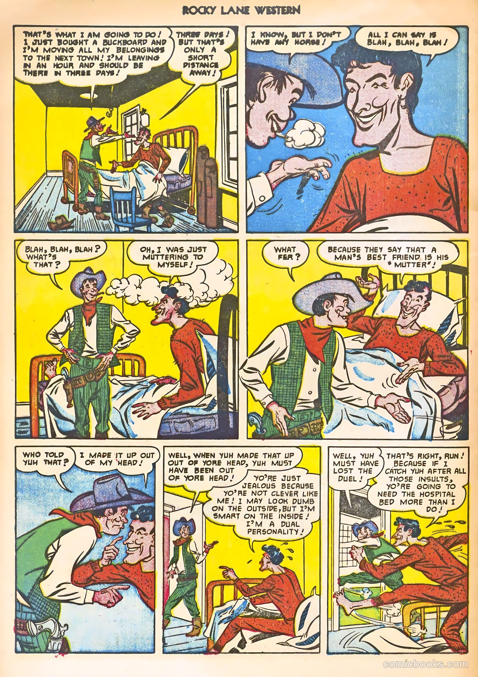Rocky Lane Western #22 — page 32 of 36