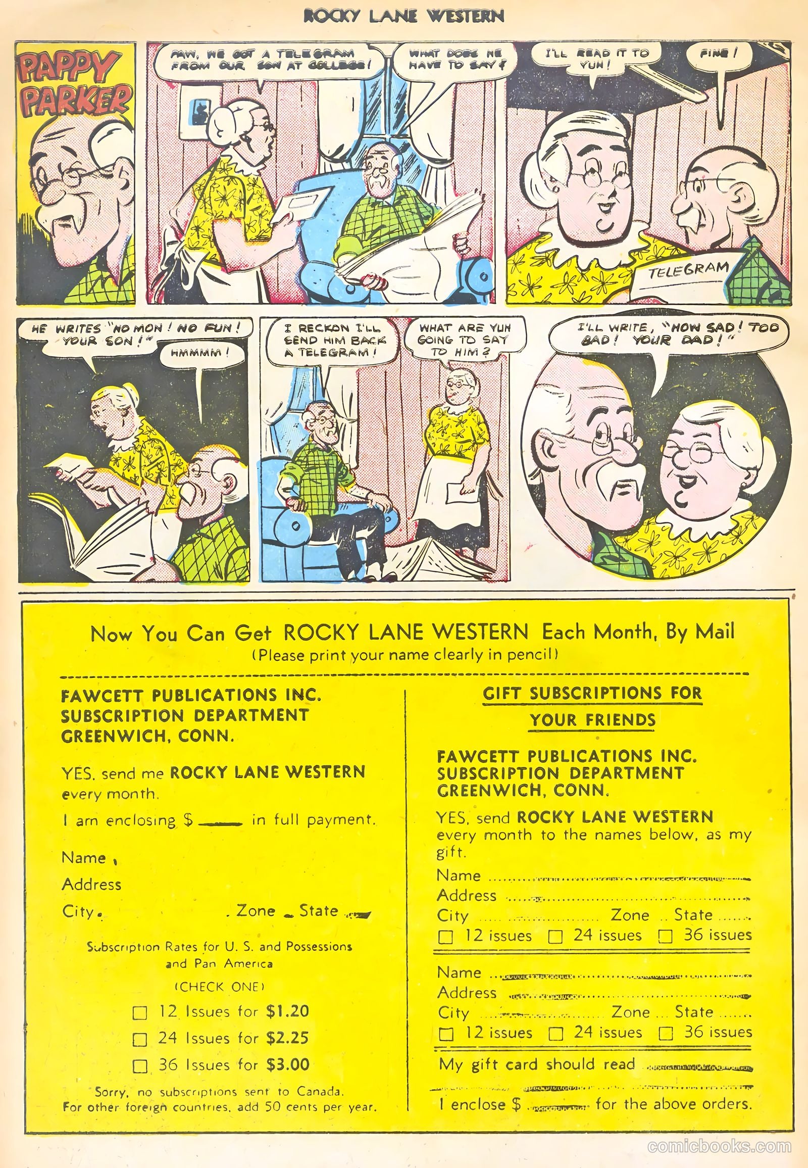 Rocky Lane Western #22 — page 34 of 36