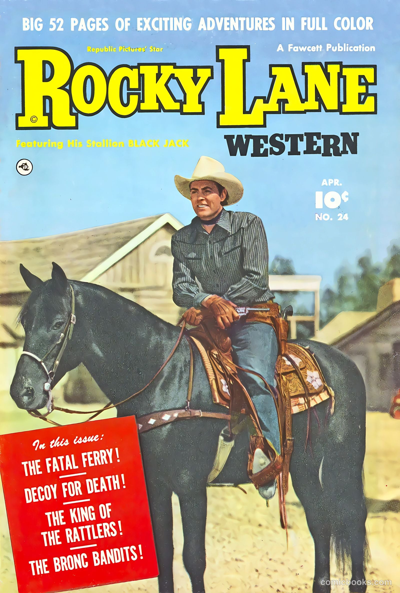Rocky Lane Western #24 — page 1 of 52