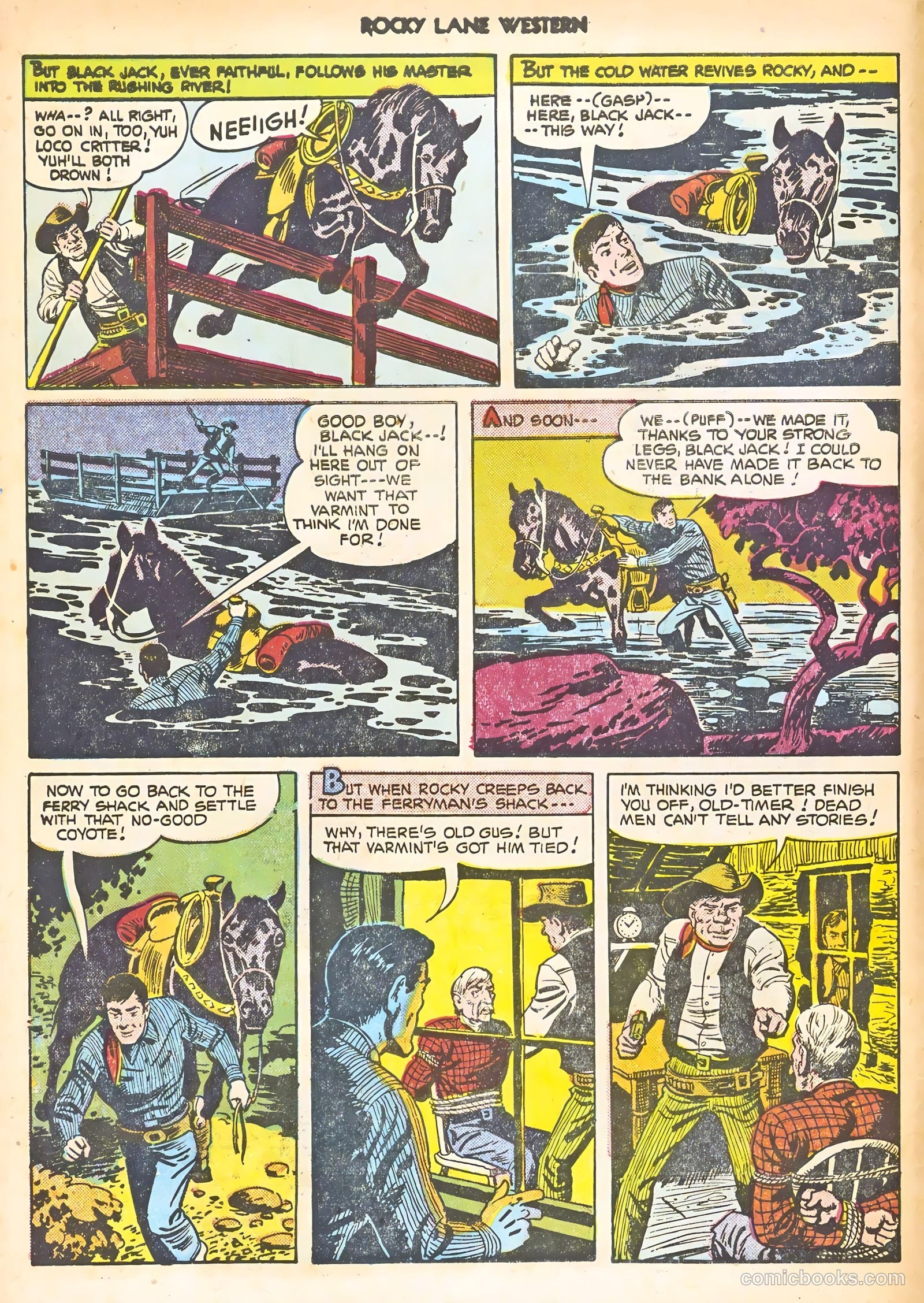 Rocky Lane Western #24 — page 6 of 52
