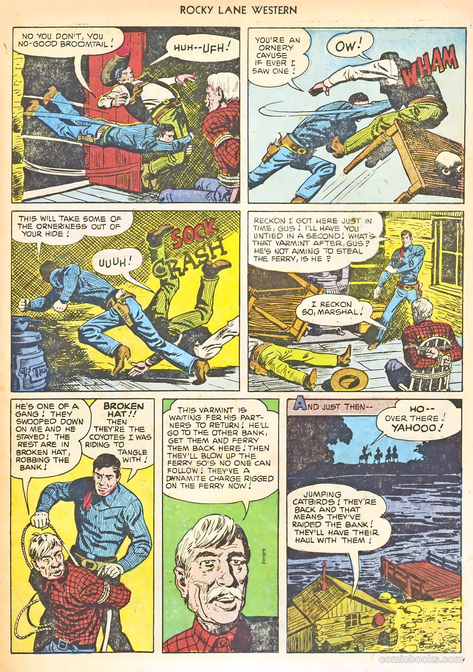 Rocky Lane Western #24 — page 7 of 52