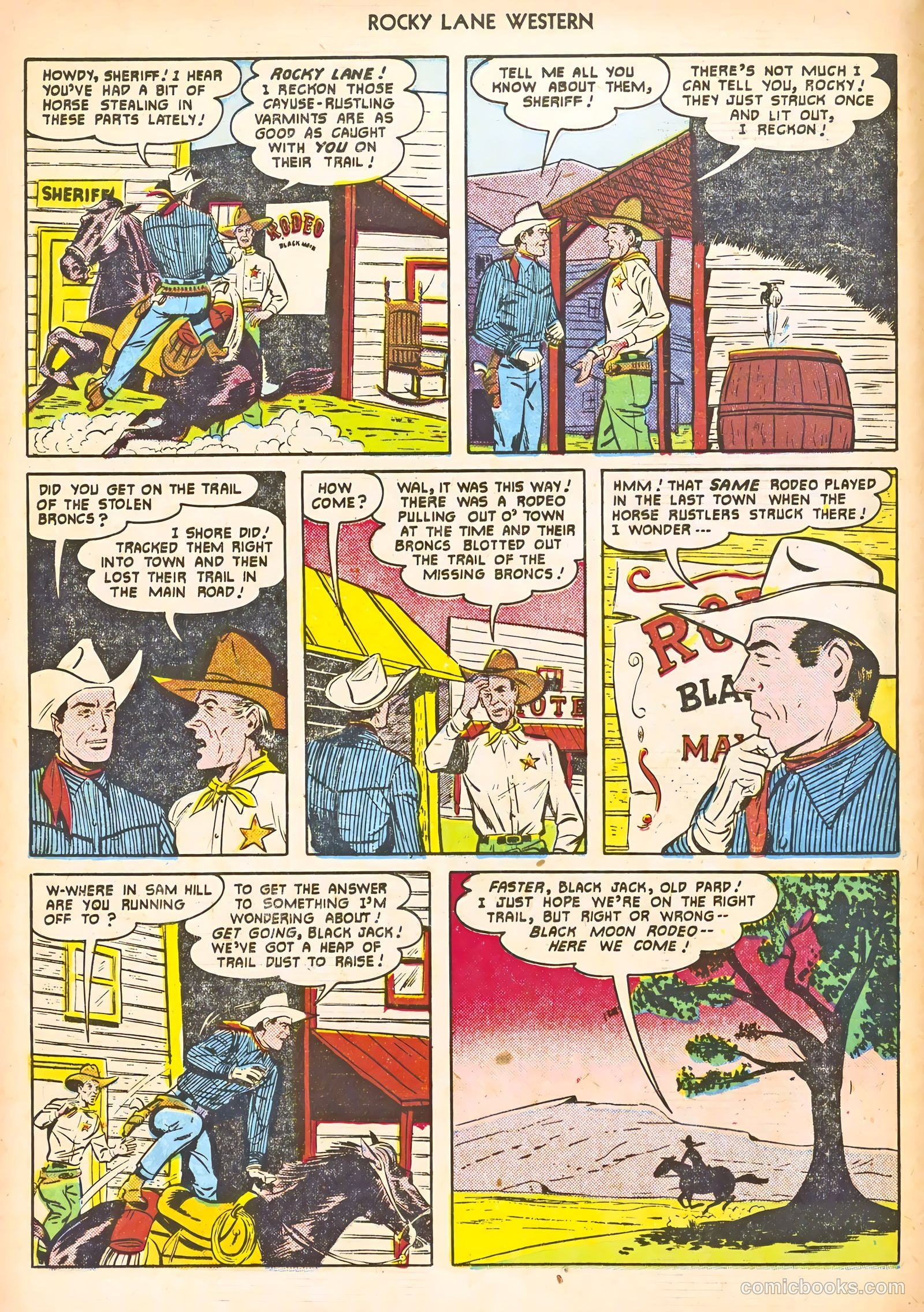Rocky Lane Western #24 — page 18 of 52