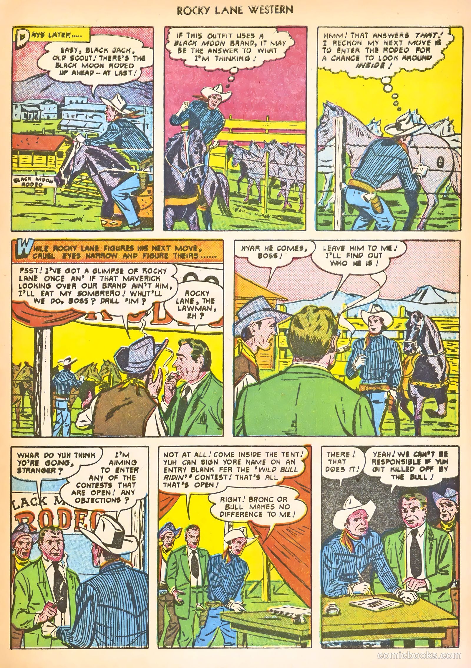 Rocky Lane Western #24 — page 19 of 52