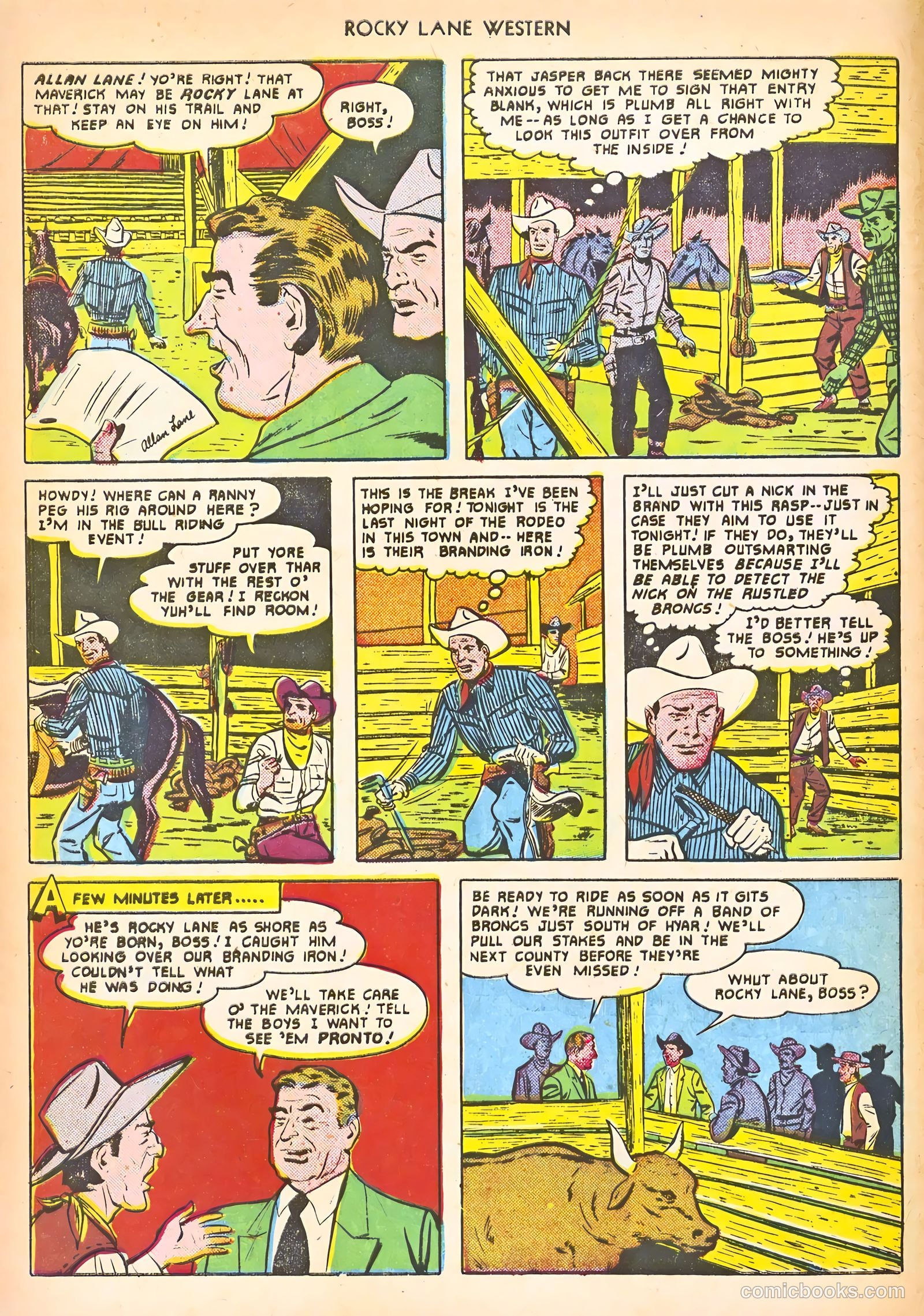 Rocky Lane Western #24 — page 20 of 52