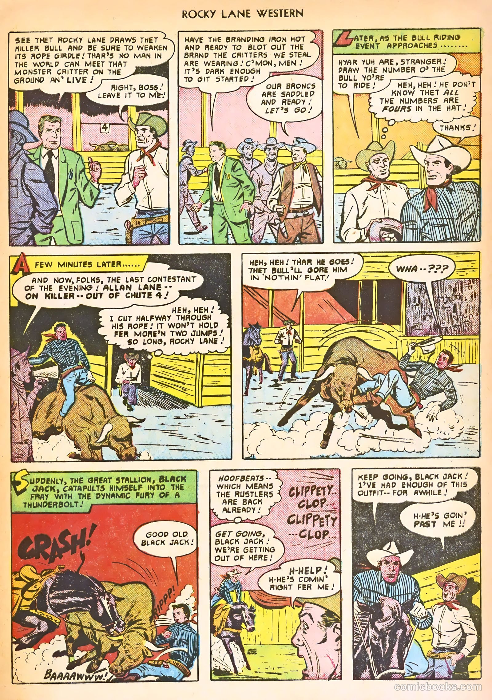 Rocky Lane Western #24 — page 21 of 52