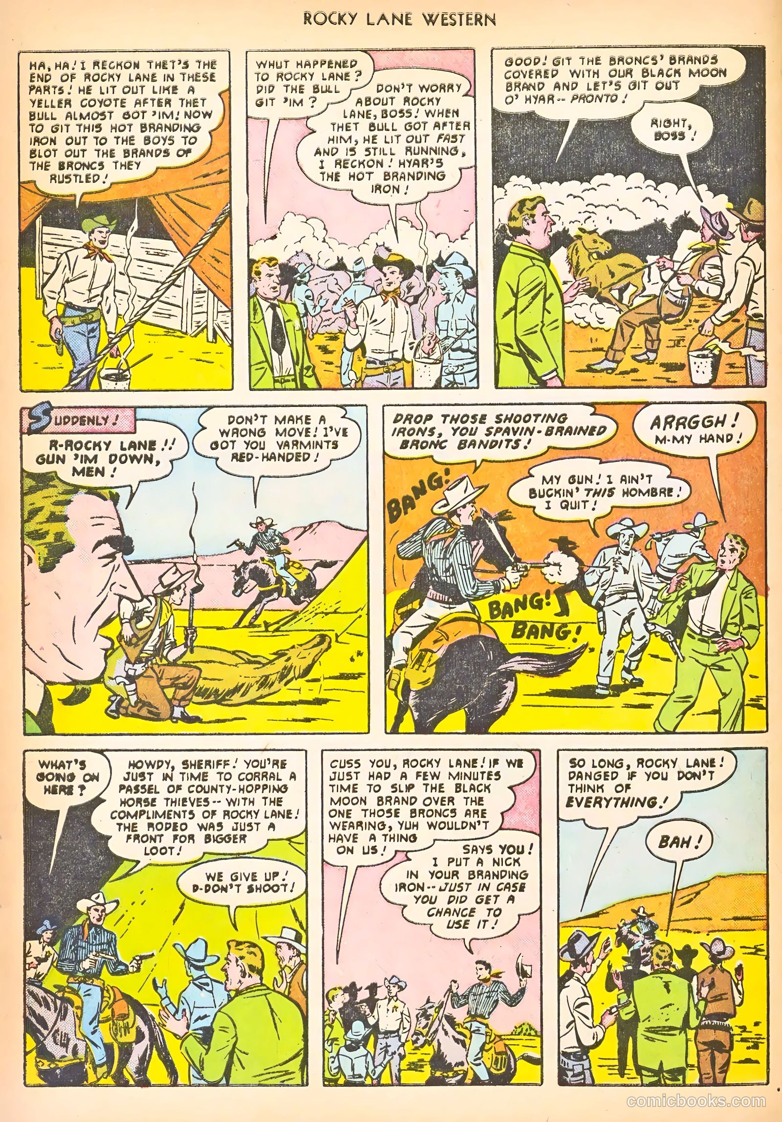 Rocky Lane Western #24 — page 22 of 52