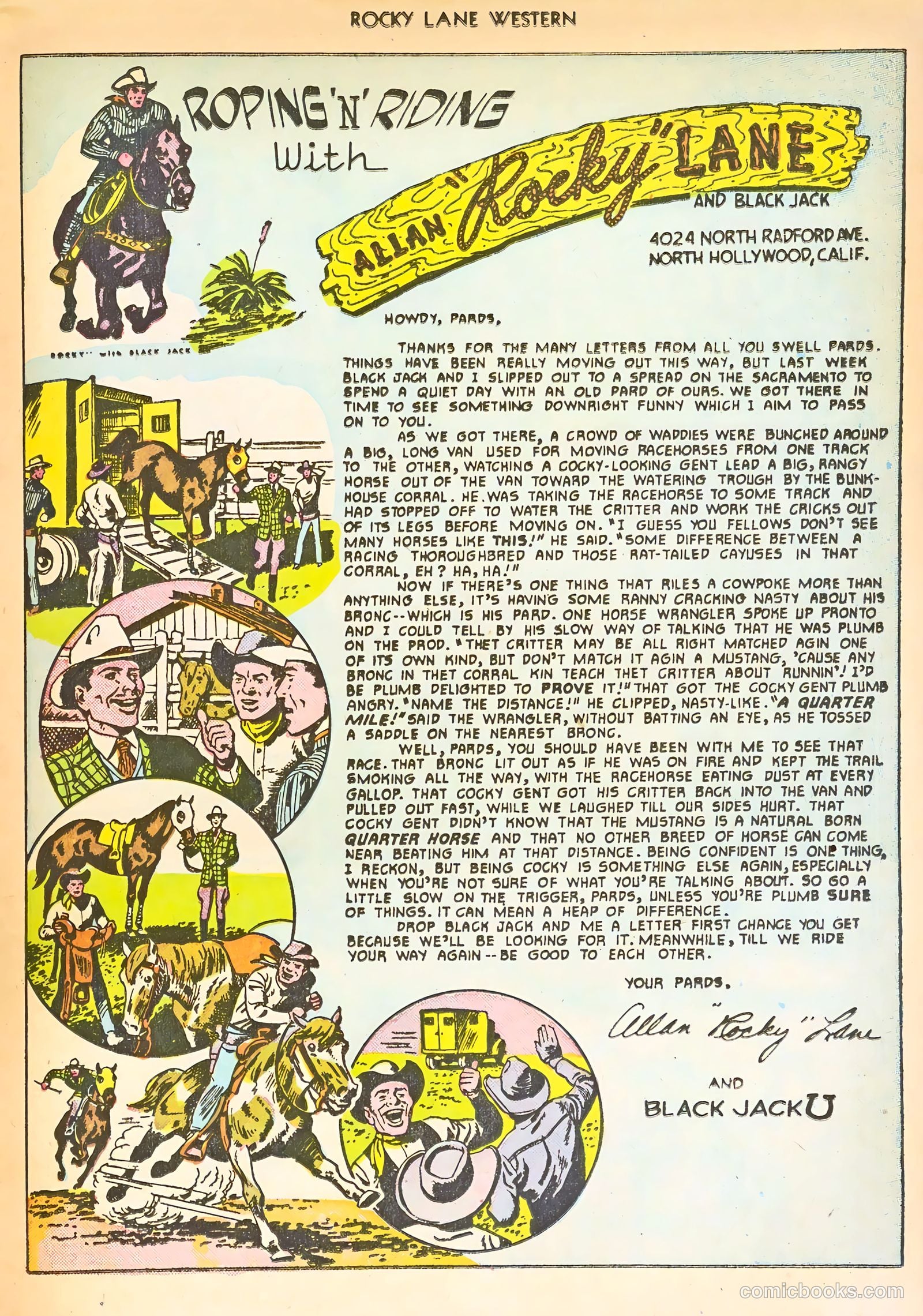 Rocky Lane Western #24 — page 23 of 52