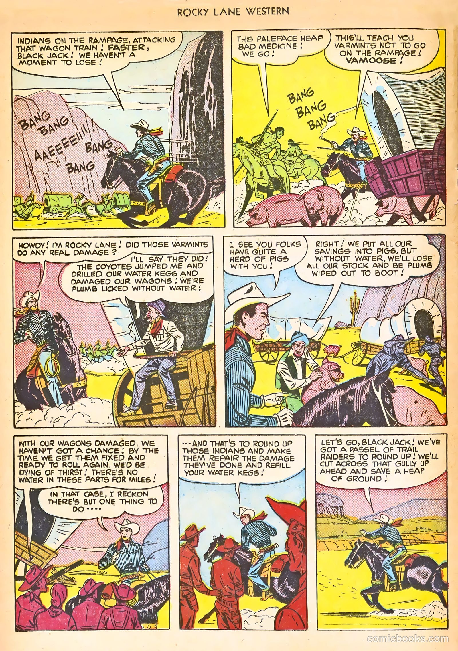 Rocky Lane Western #24 — page 28 of 52