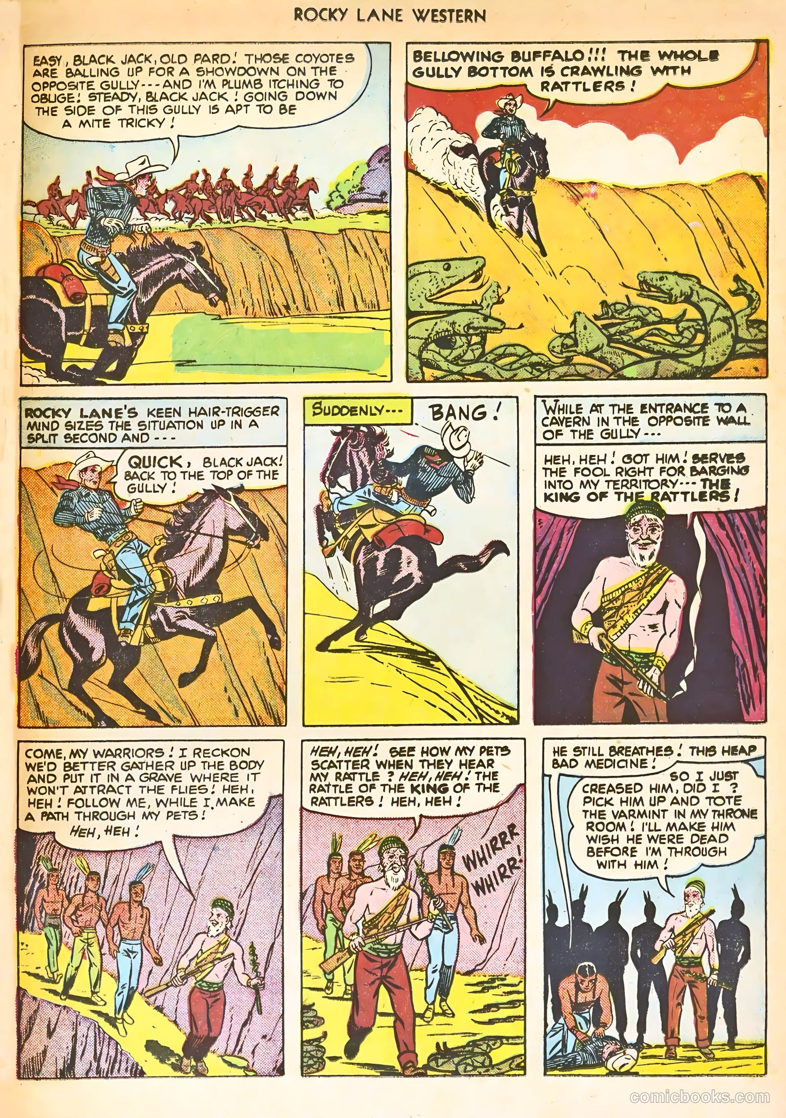 Rocky Lane Western #24 — page 29 of 52