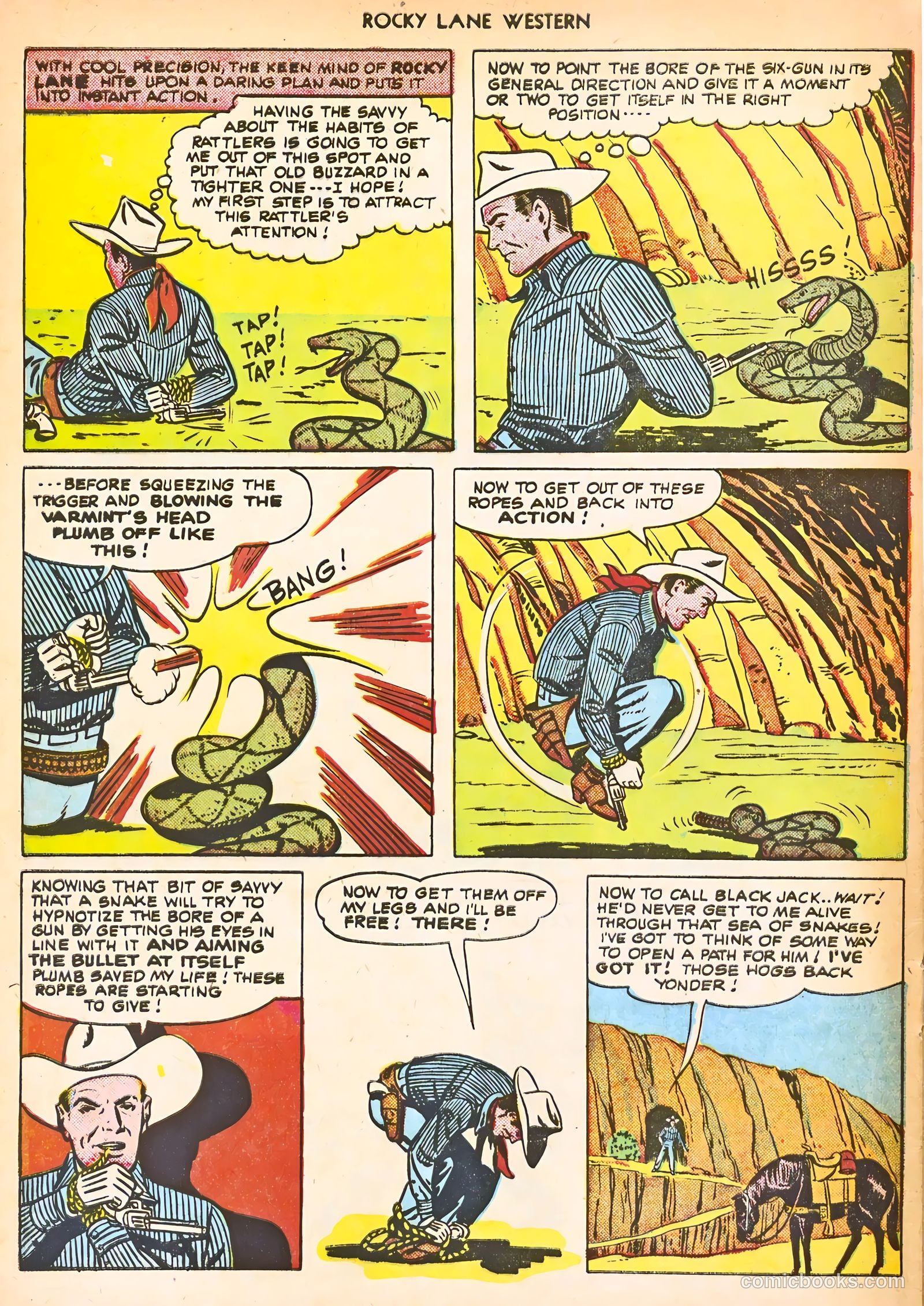 Rocky Lane Western #24 — page 32 of 52