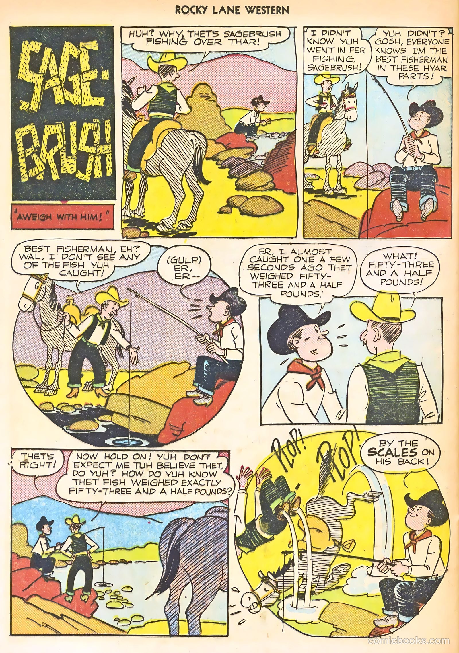 Rocky Lane Western #24 — page 36 of 52