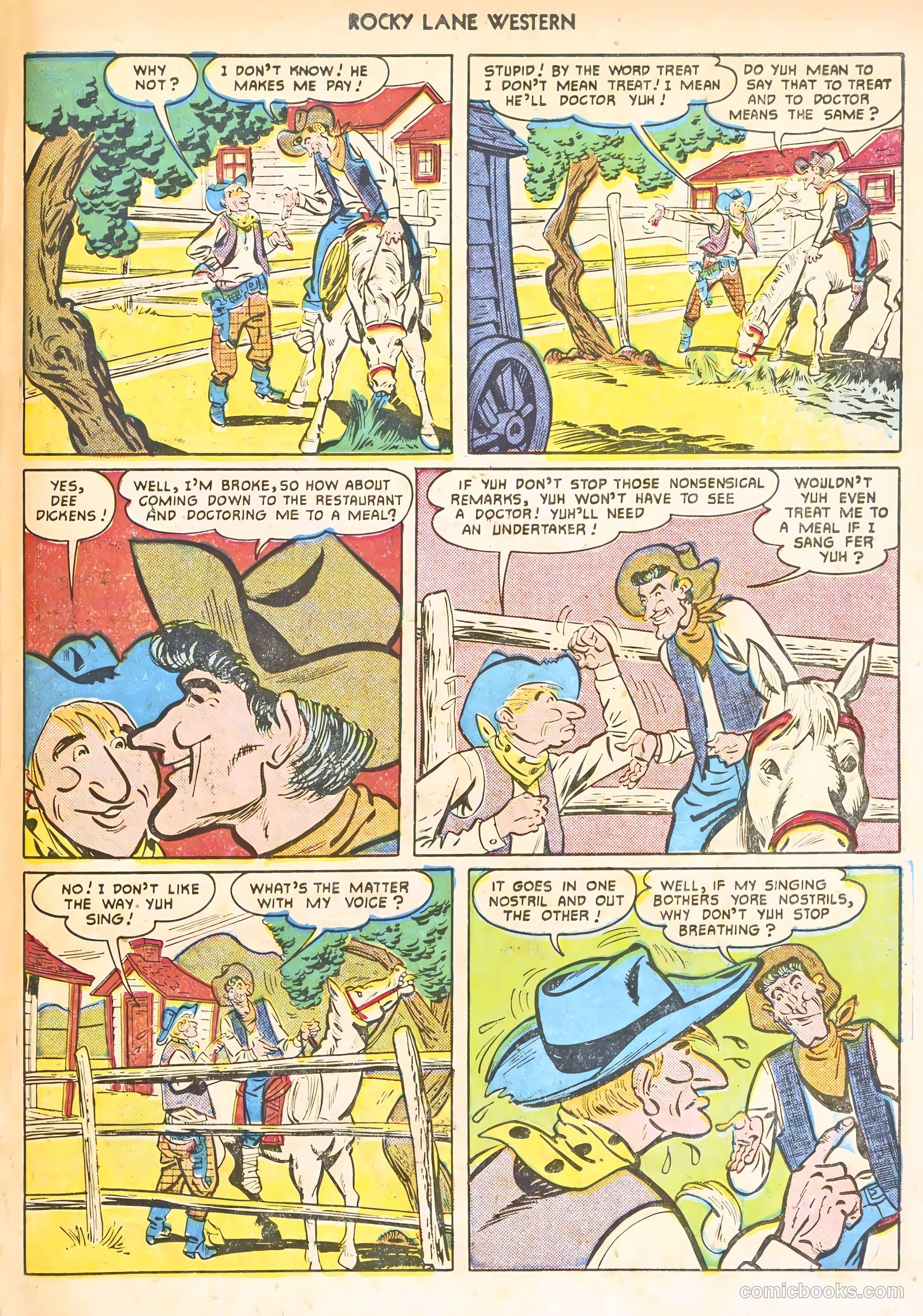 Rocky Lane Western #24 — page 39 of 52