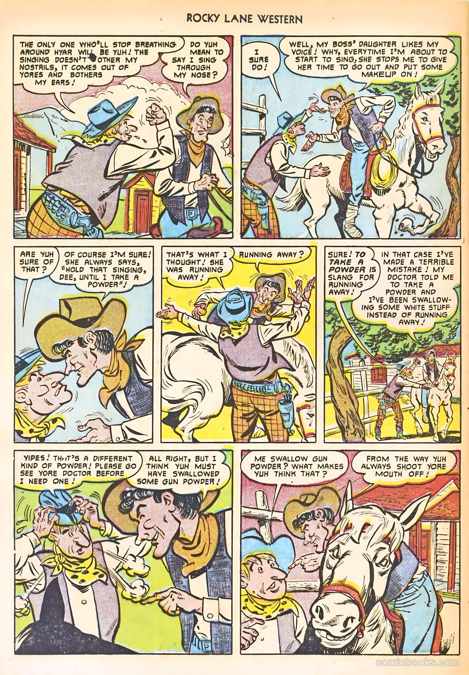 Rocky Lane Western #24 — page 40 of 52