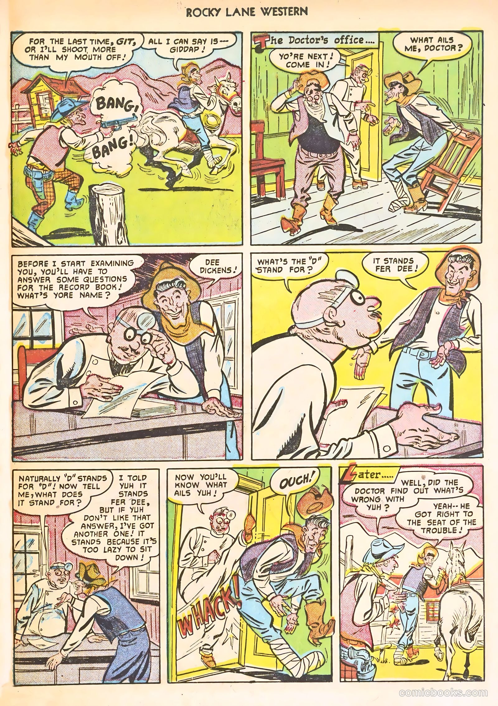 Rocky Lane Western #24 — page 41 of 52