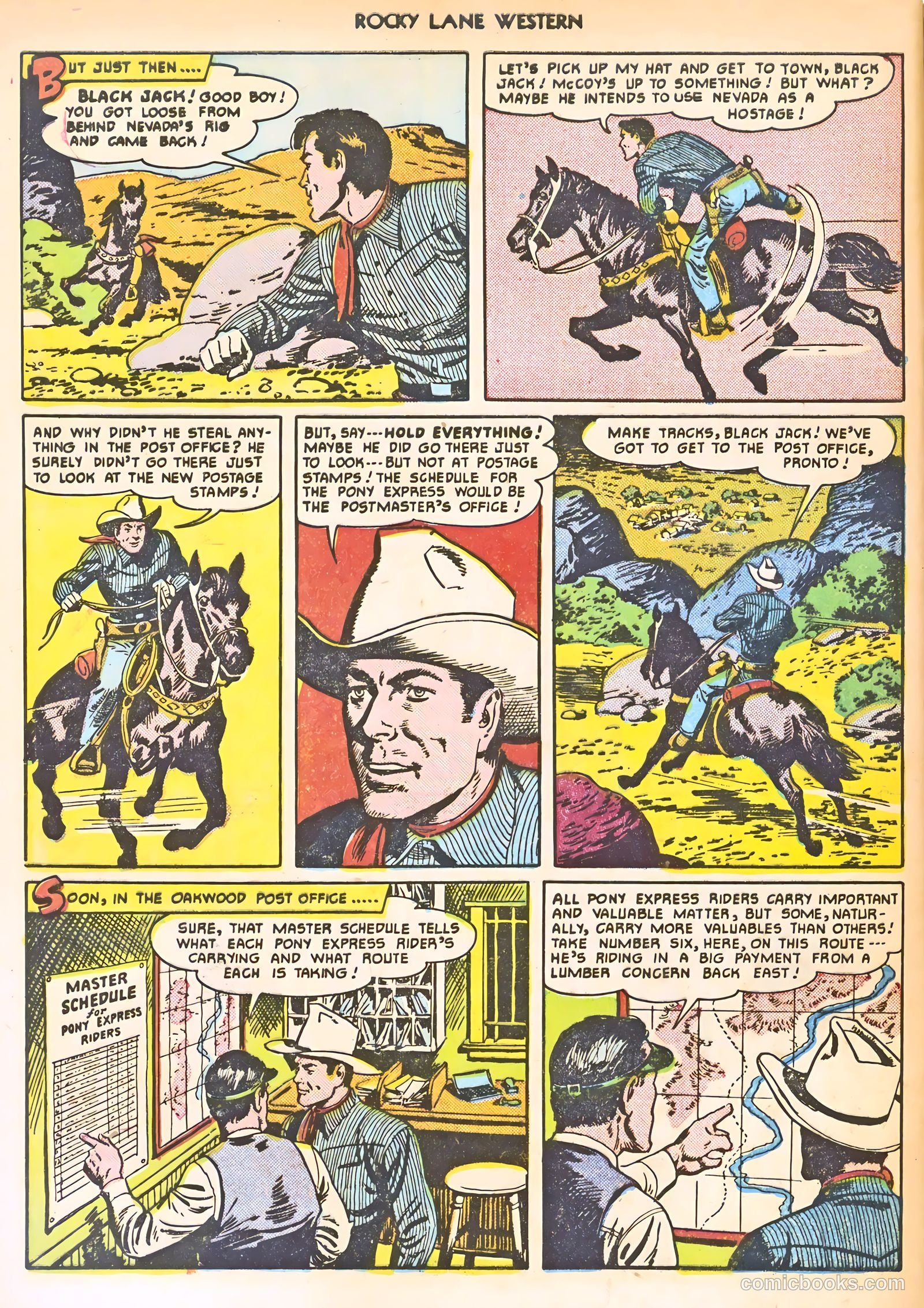 Rocky Lane Western #24 — page 48 of 52