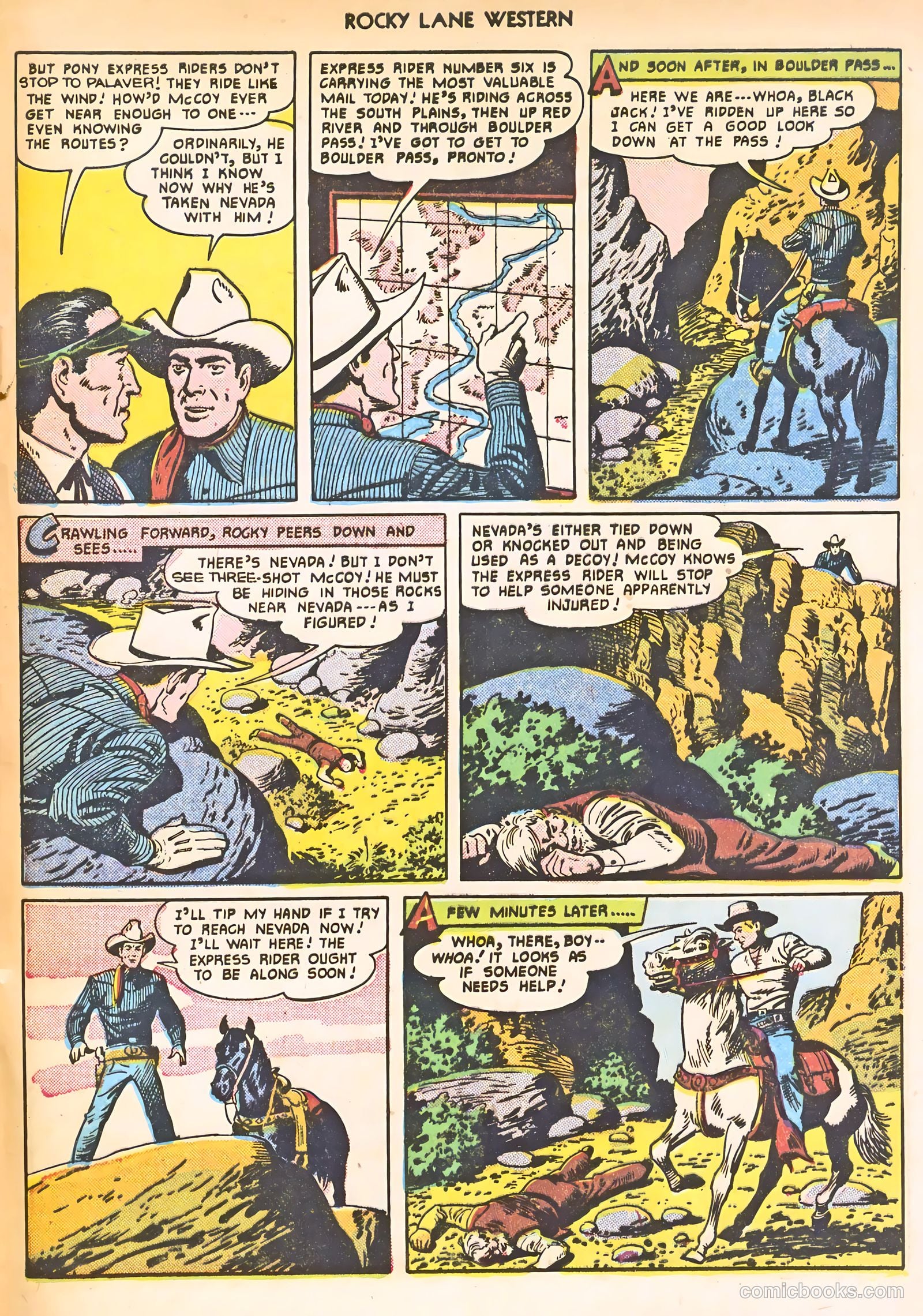 Rocky Lane Western #24 — page 49 of 52