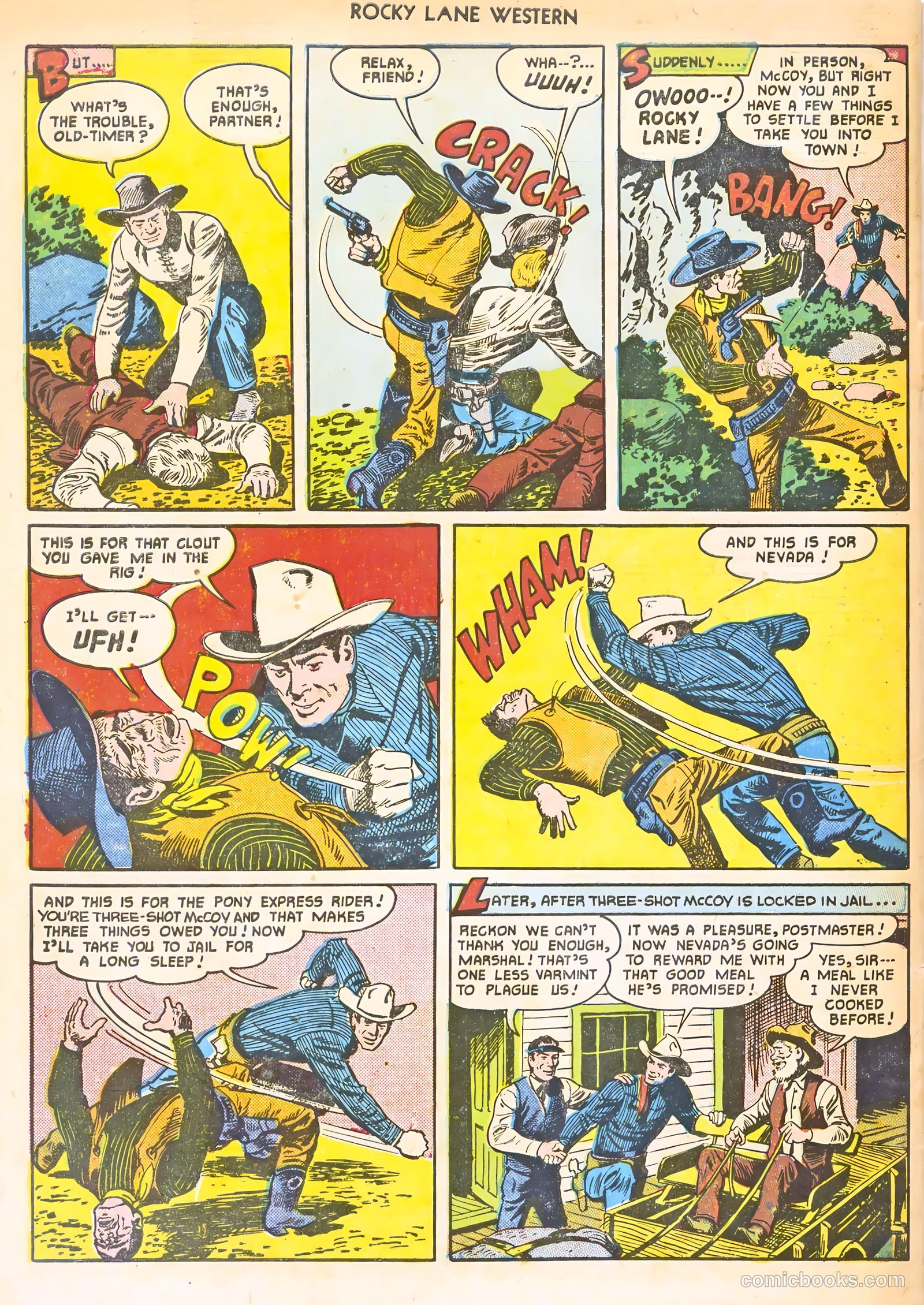 Rocky Lane Western #24 — page 50 of 52