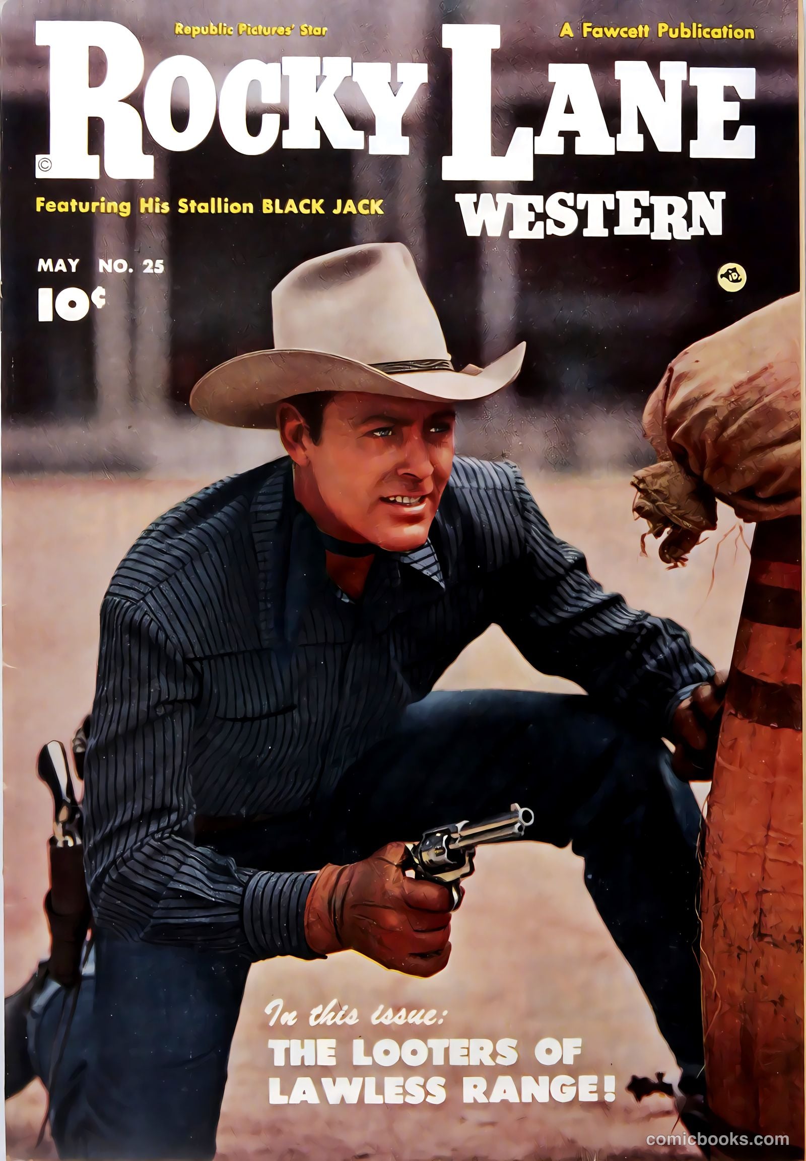 Rocky Lane Western #25 — page 1 of 36
