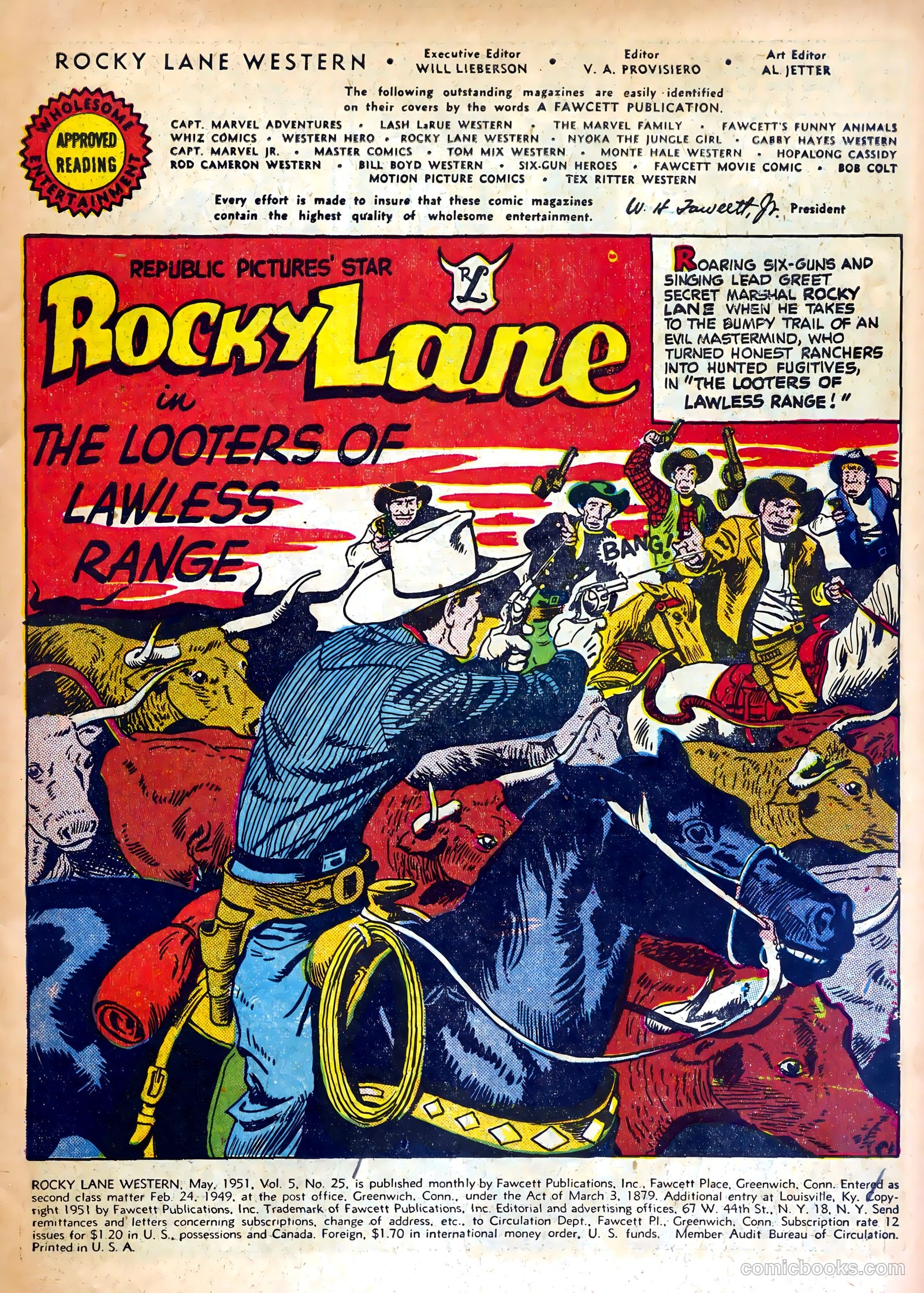 Rocky Lane Western #25 — page 3 of 36