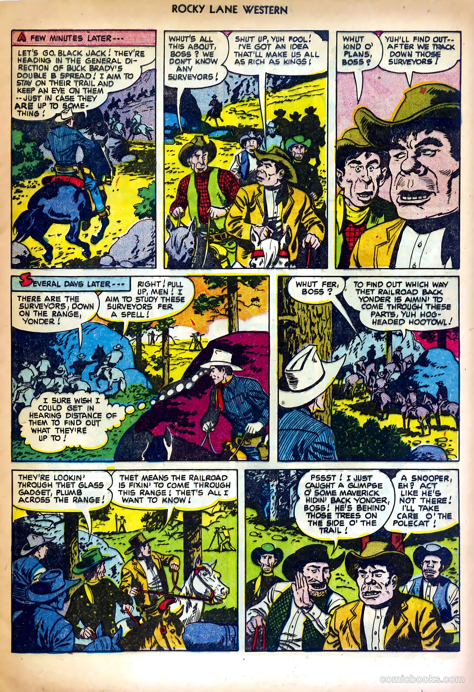 Rocky Lane Western #25 — page 5 of 36