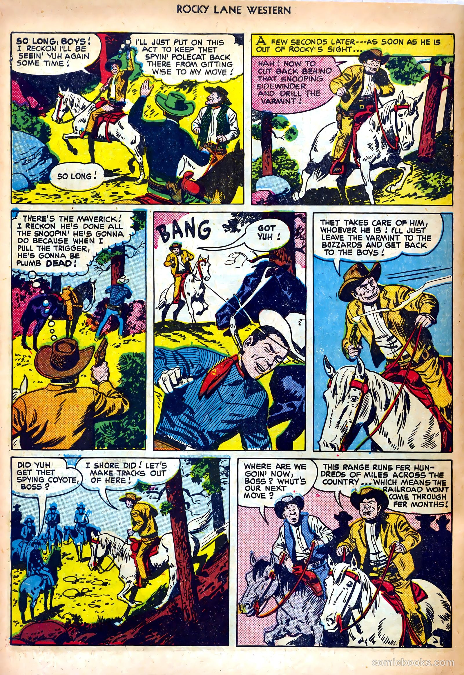 Rocky Lane Western #25 — page 6 of 36
