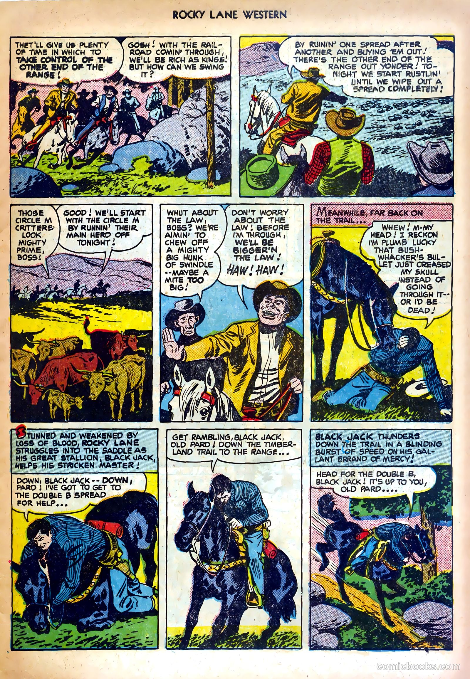 Rocky Lane Western #25 — page 7 of 36