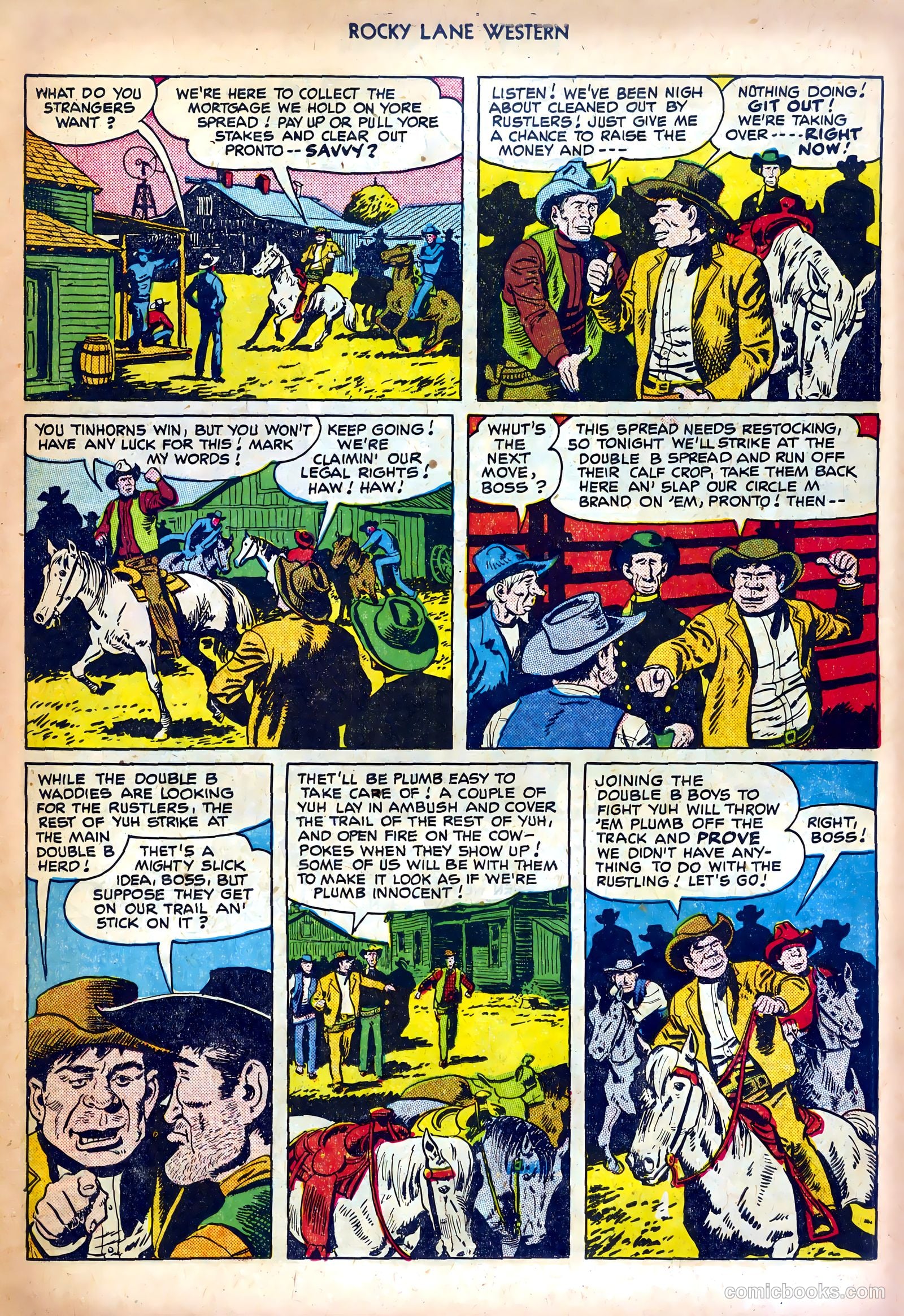 Rocky Lane Western #25 — page 11 of 36