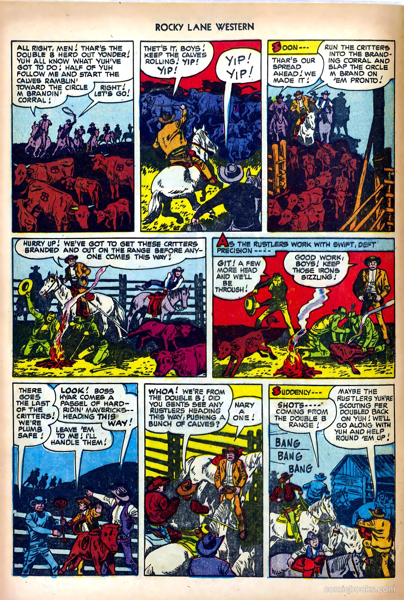 Rocky Lane Western #25 — page 12 of 36