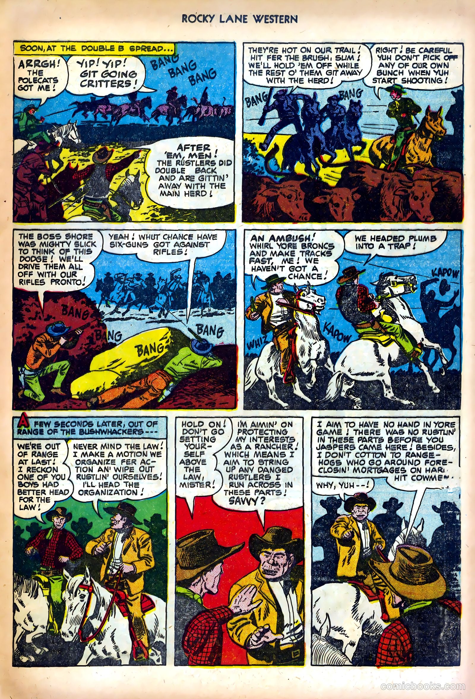 Rocky Lane Western #25 — page 13 of 36