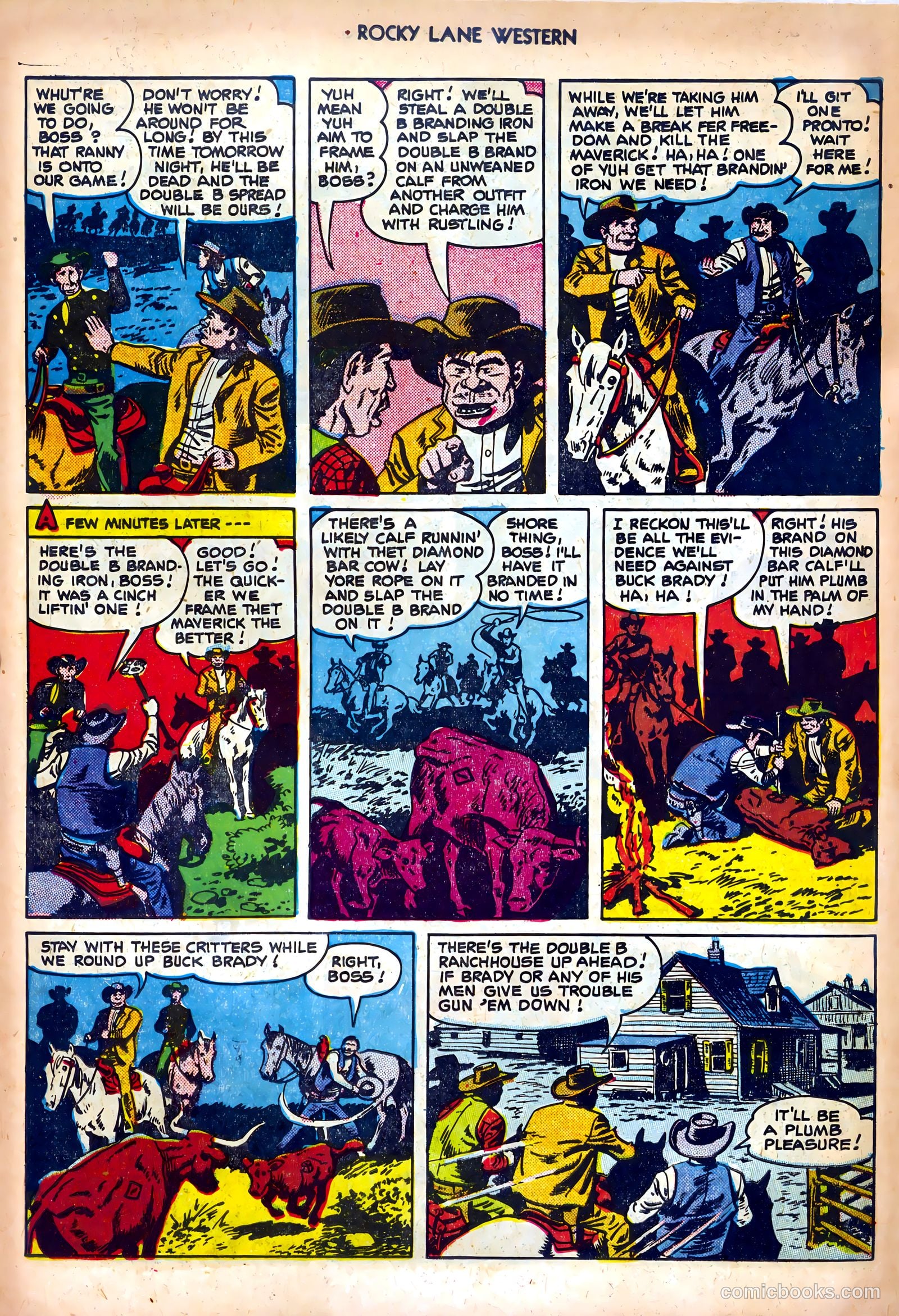 Rocky Lane Western #25 — page 14 of 36
