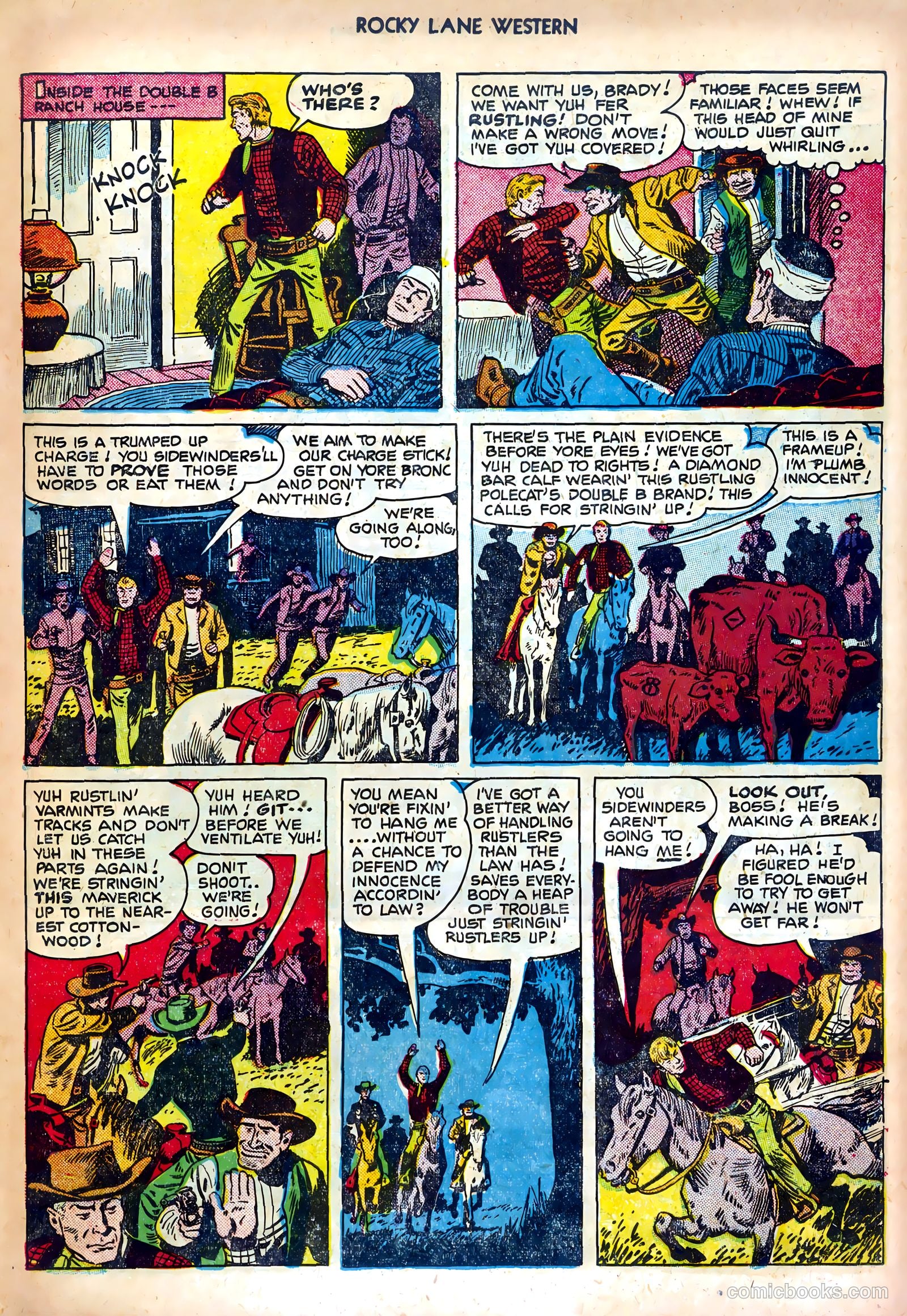 Rocky Lane Western #25 — page 15 of 36