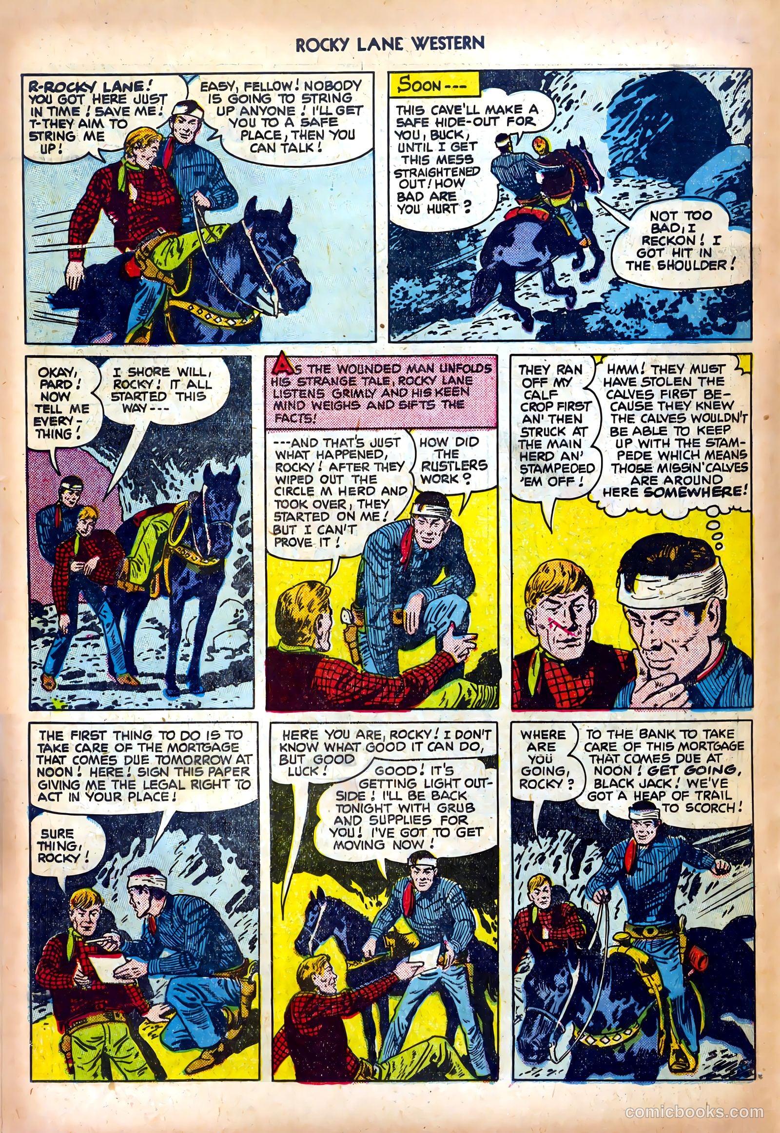 Rocky Lane Western #25 — page 18 of 36