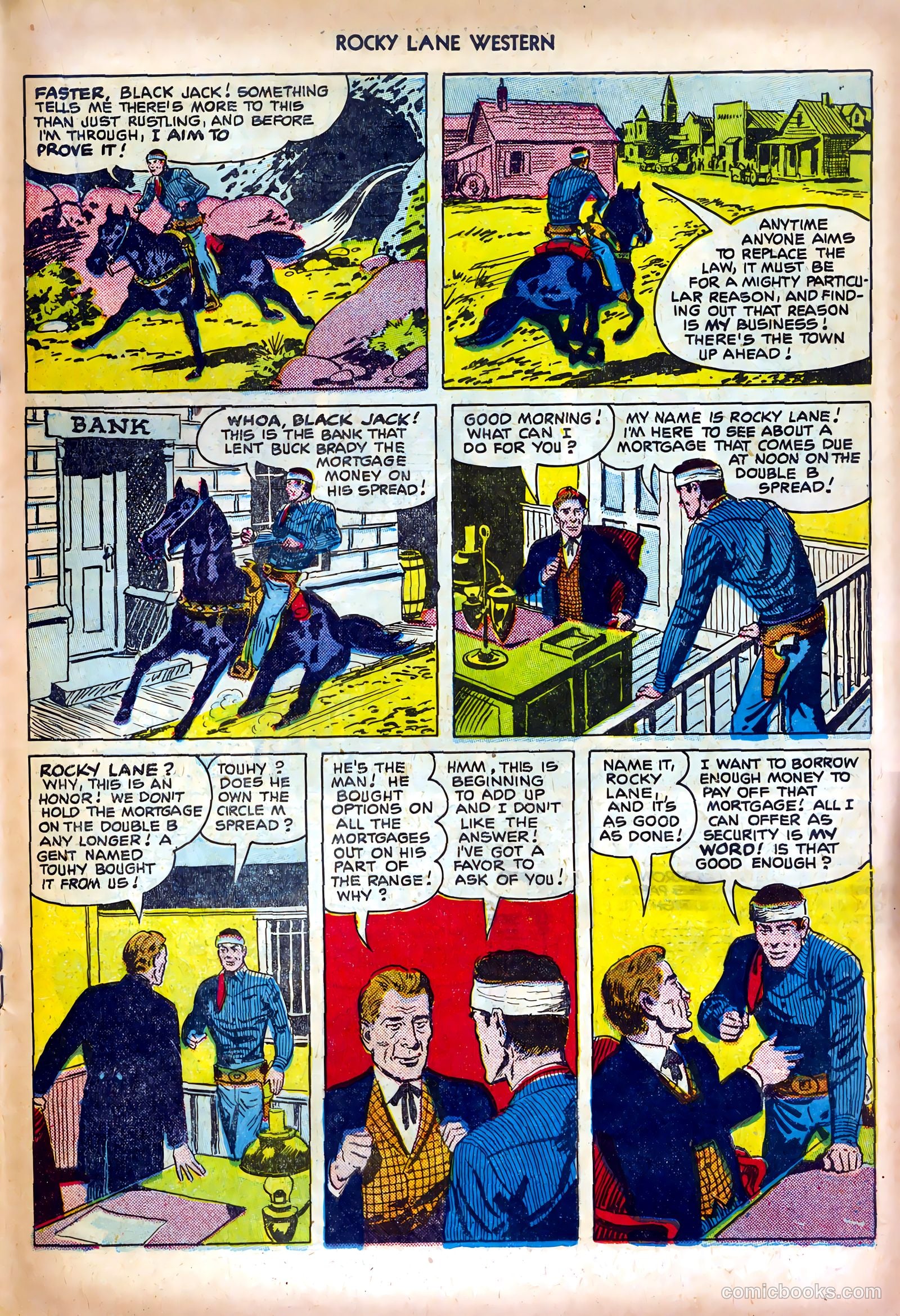 Rocky Lane Western #25 — page 19 of 36
