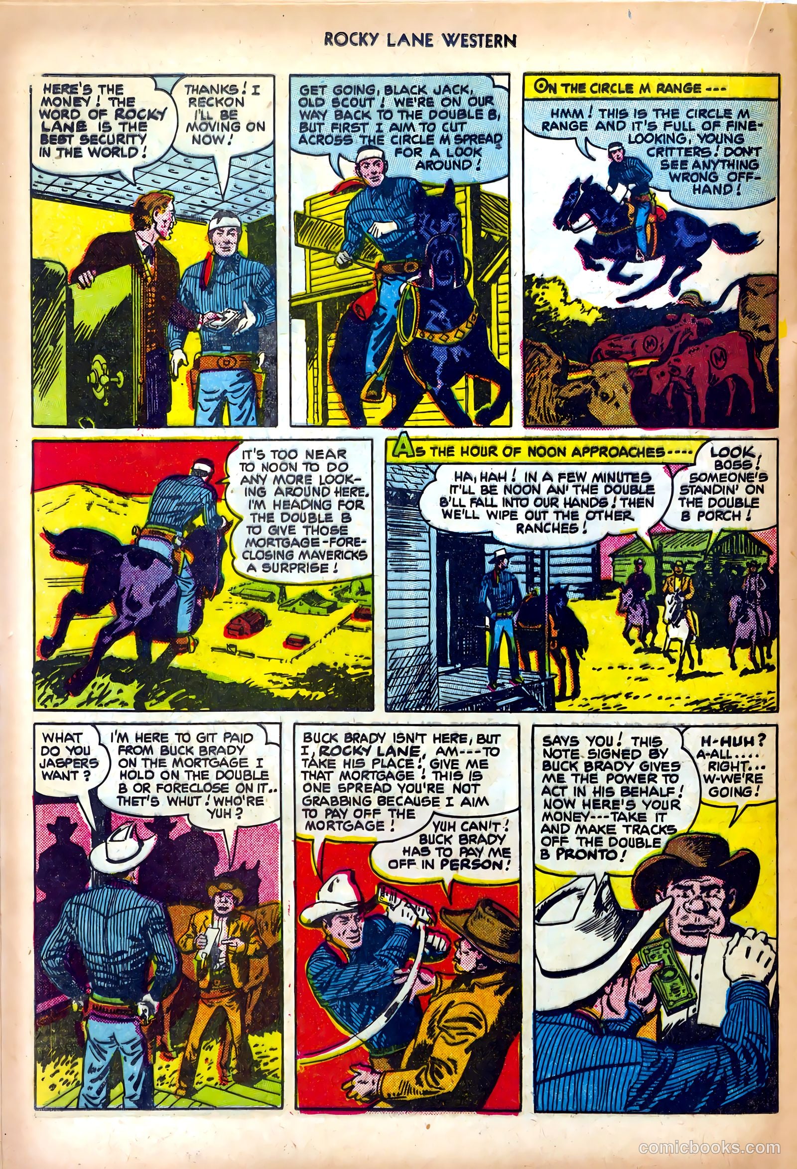 Rocky Lane Western #25 — page 20 of 36
