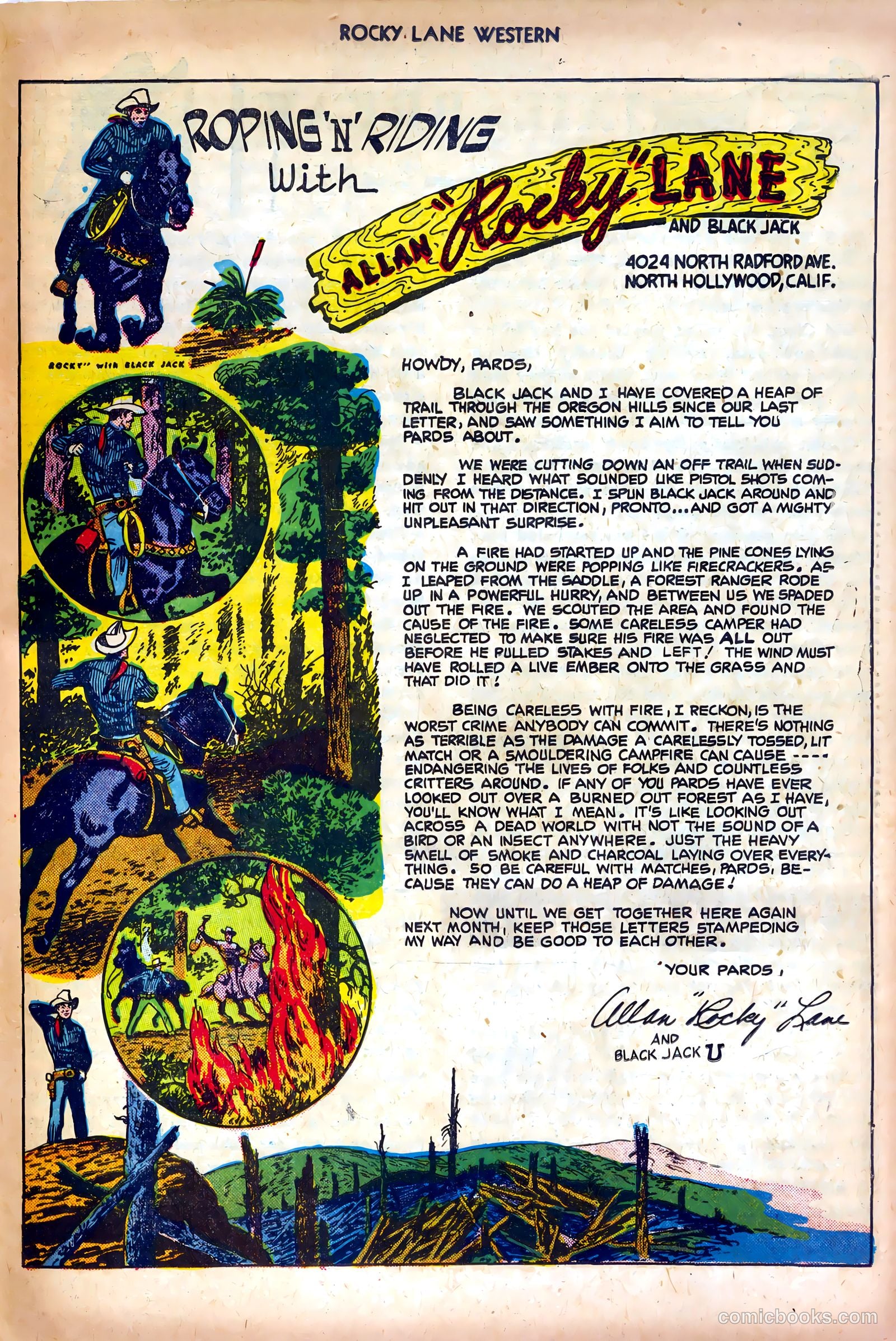 Rocky Lane Western #25 — page 23 of 36