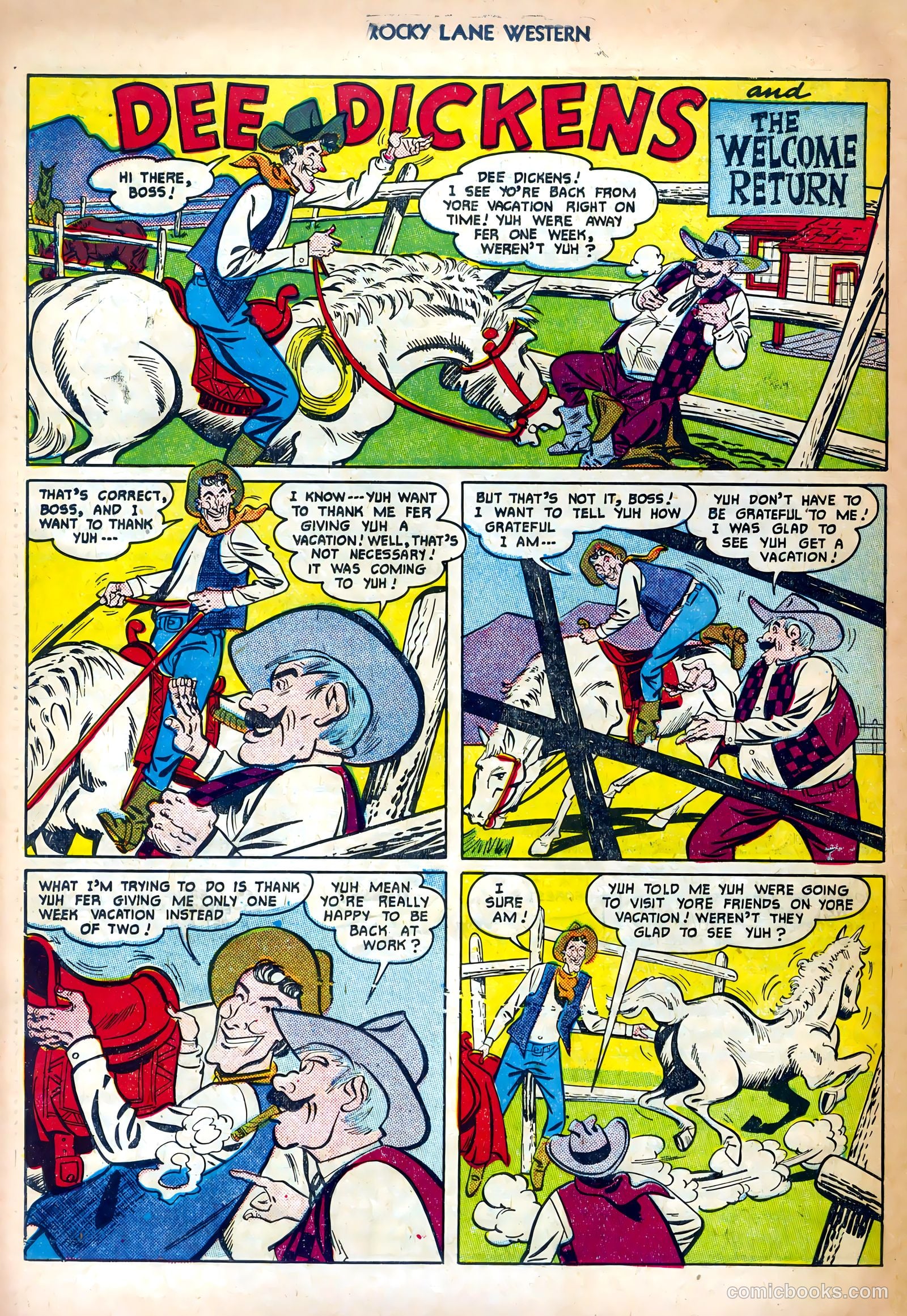 Rocky Lane Western #25 — page 26 of 36