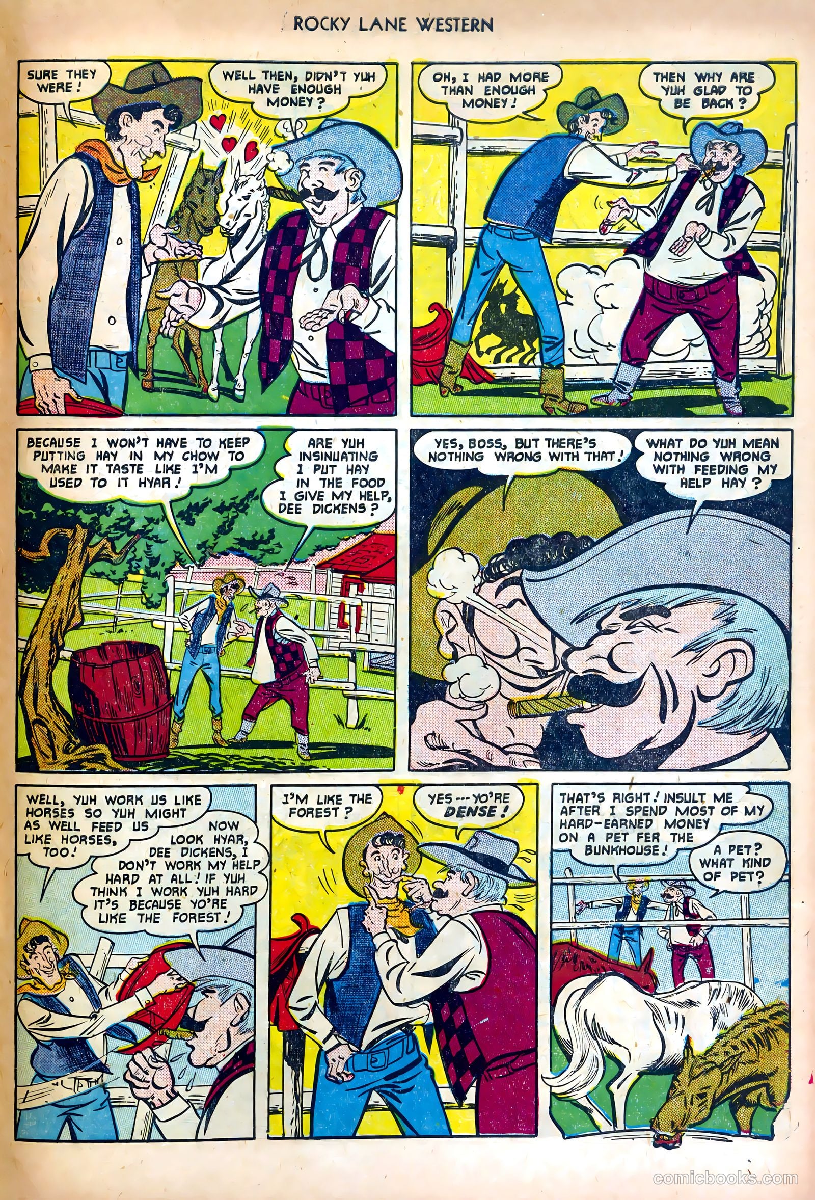 Rocky Lane Western #25 — page 27 of 36