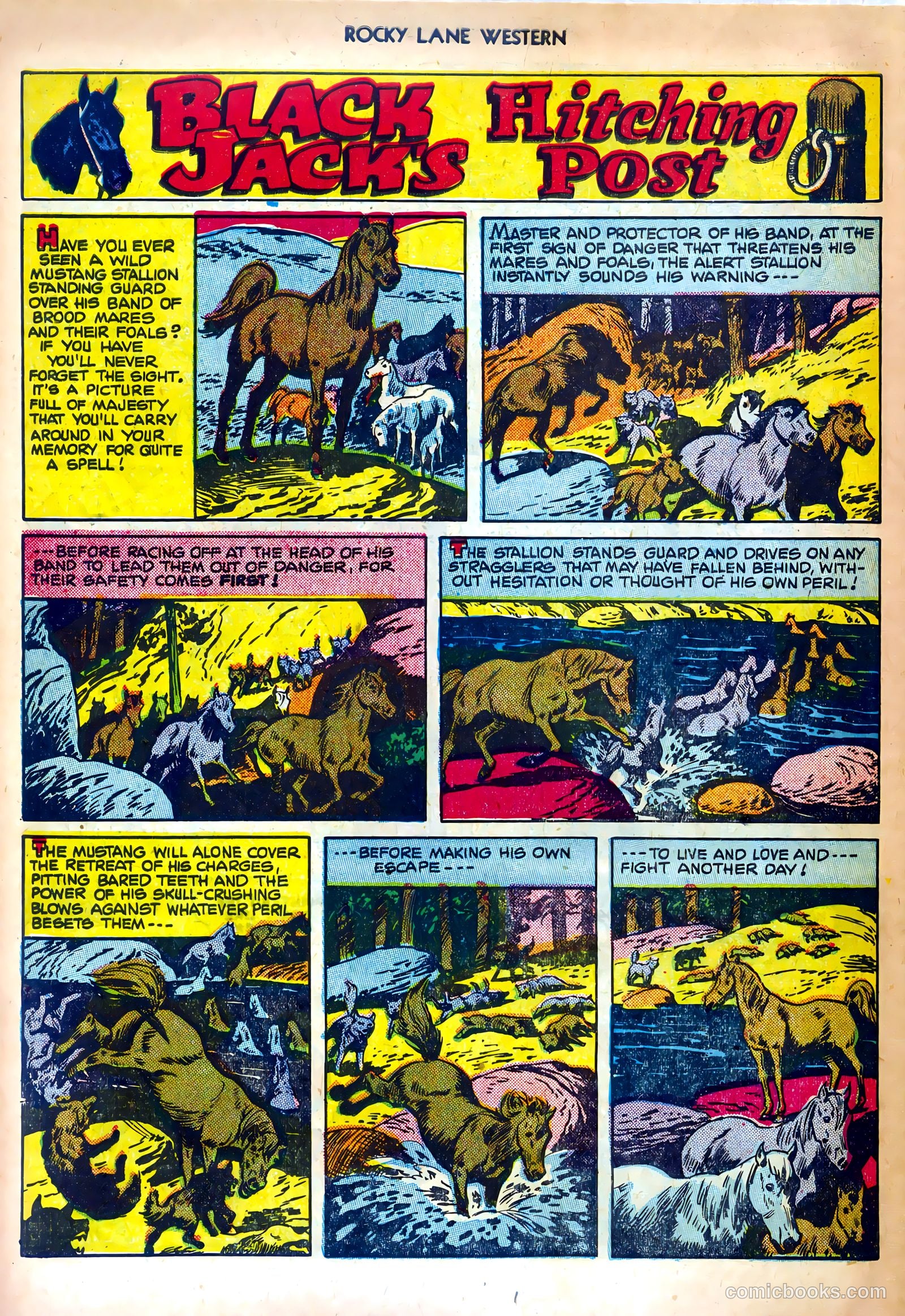 Rocky Lane Western #25 — page 30 of 36