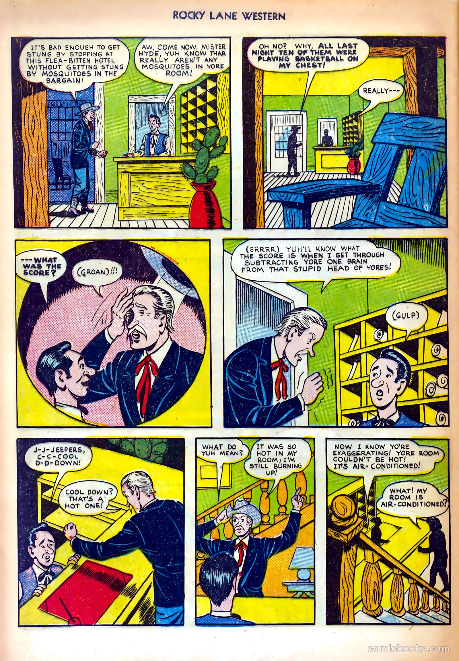 Rocky Lane Western #25 — page 32 of 36