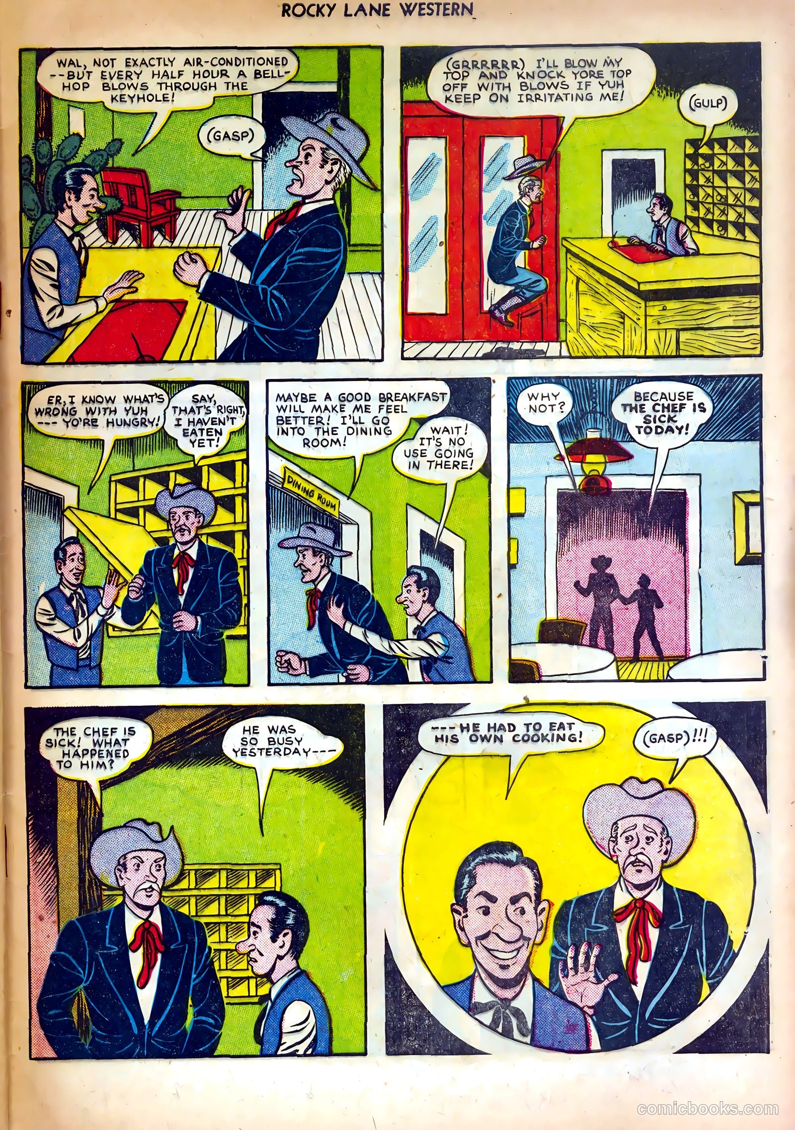 Rocky Lane Western #25 — page 33 of 36
