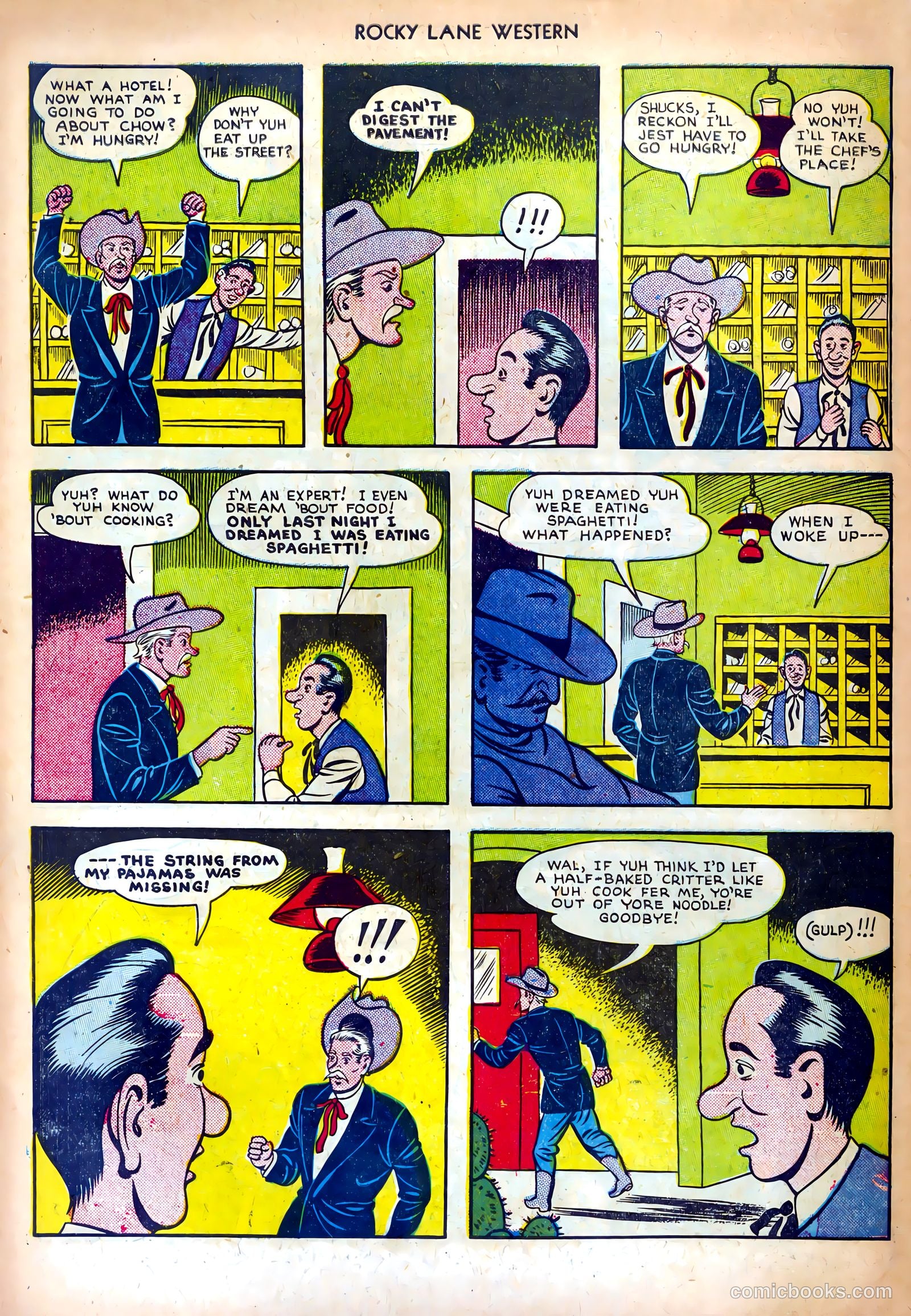 Rocky Lane Western #25 — page 34 of 36