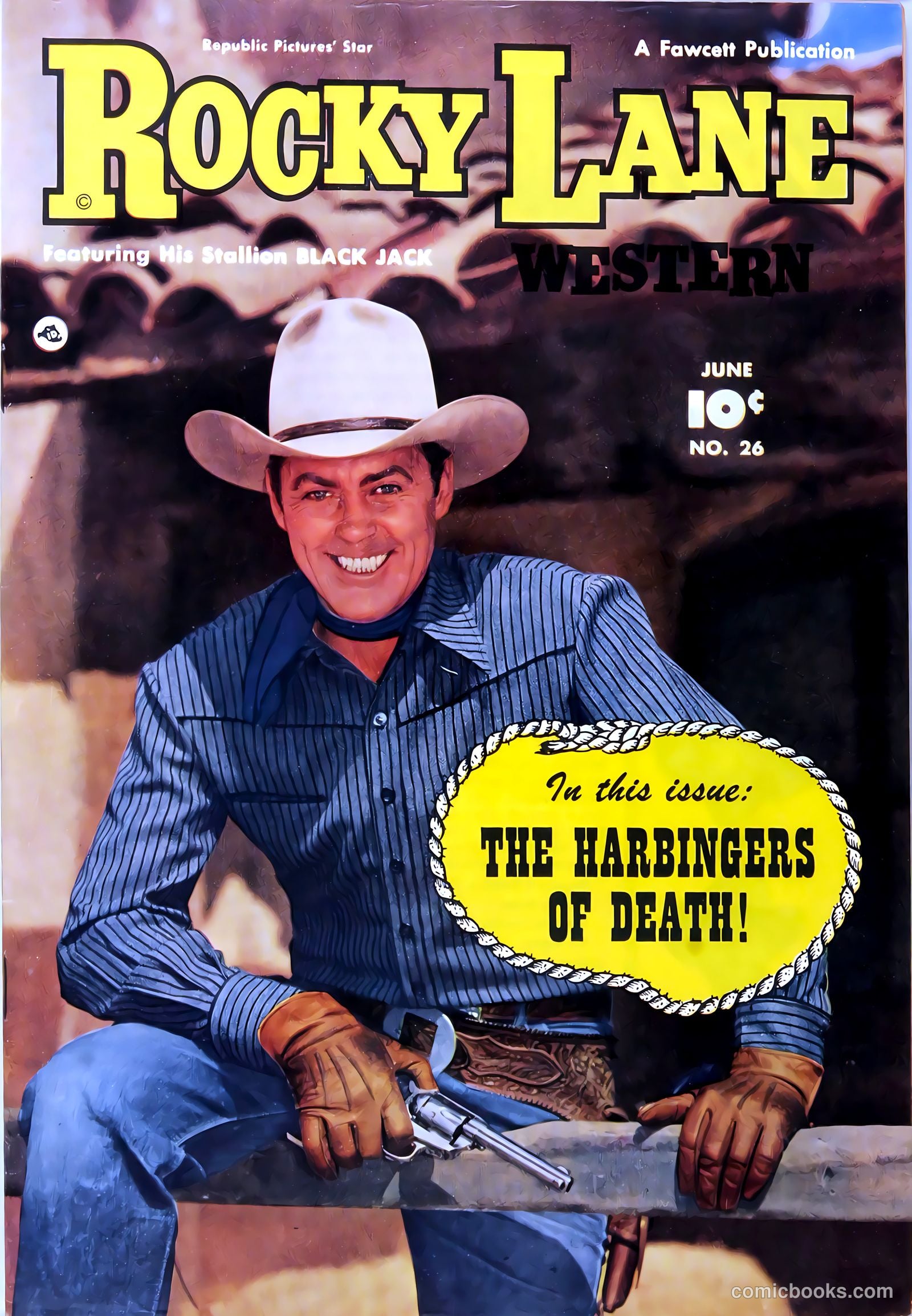 Rocky Lane Western #26 — page 1 of 38
