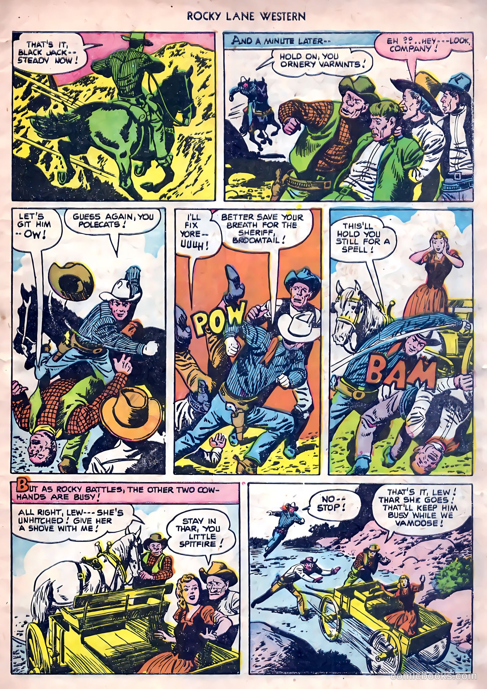 Rocky Lane Western #26 — page 7 of 38