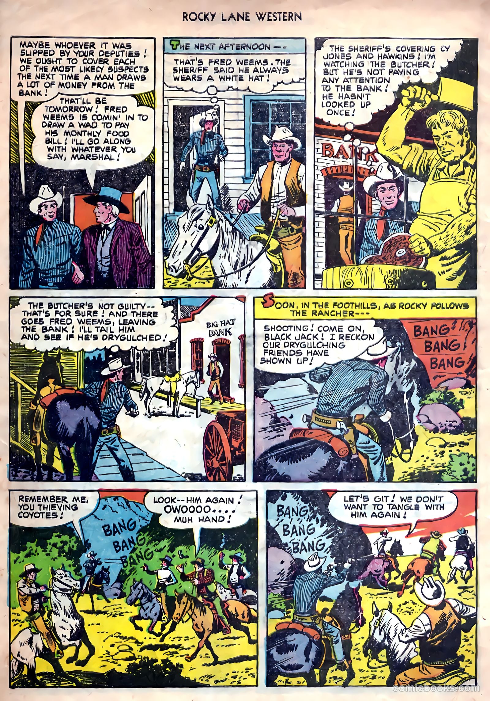 Rocky Lane Western #26 — page 10 of 38