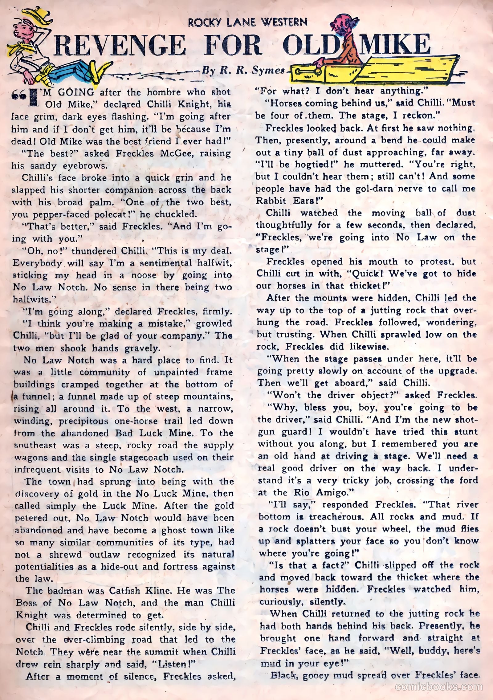 Rocky Lane Western #26 — page 18 of 38