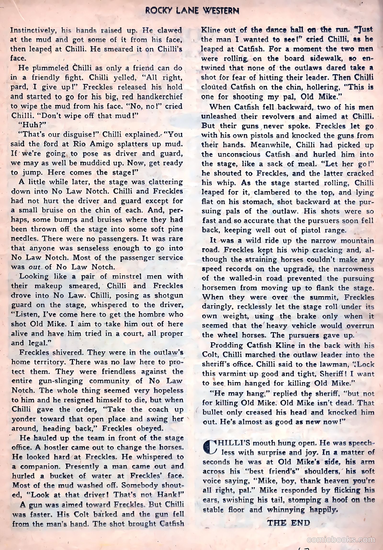 Rocky Lane Western #26 — page 19 of 38